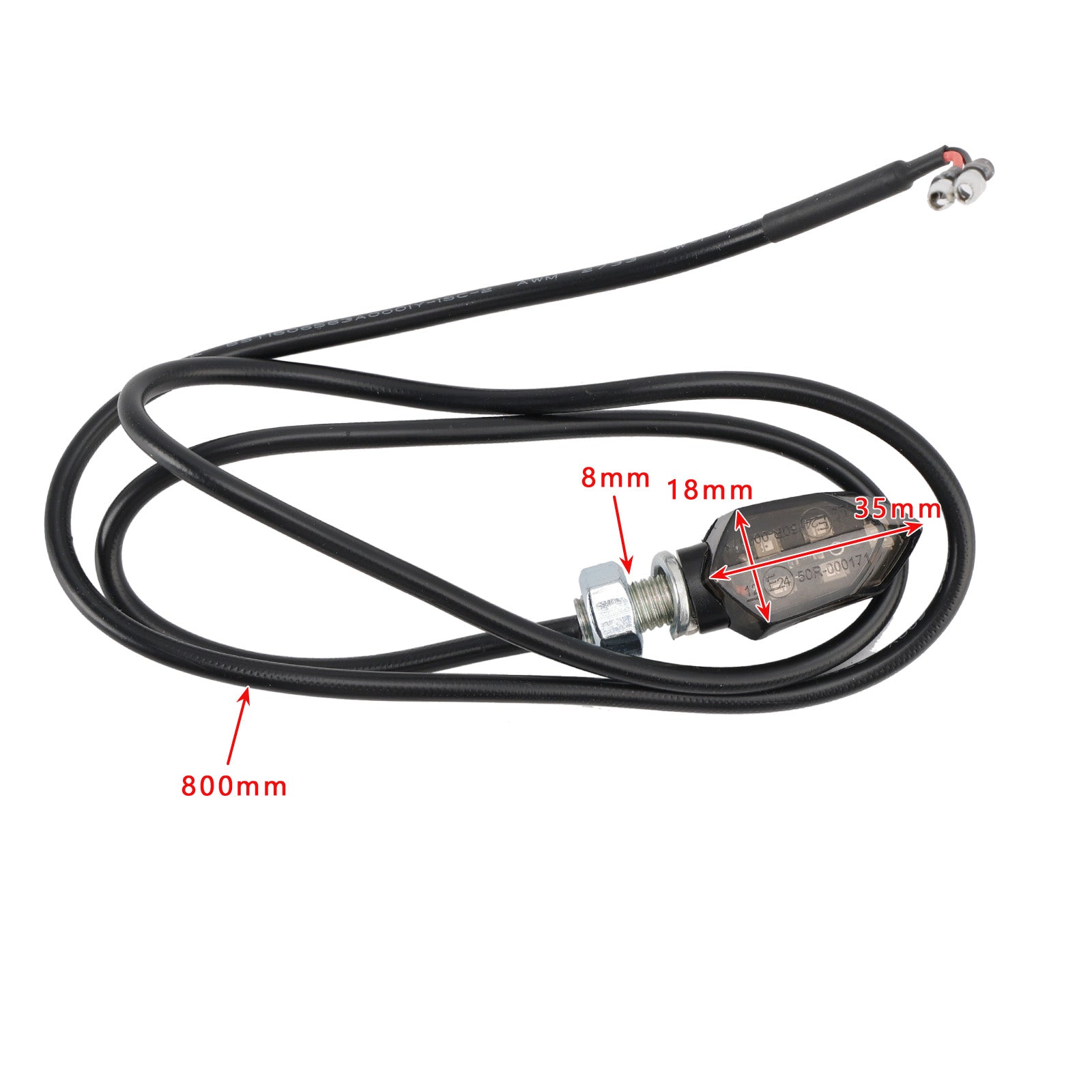 Motocicleta Universal 12V LED INDICADOR INDICADOR INDICADOR DE SINAL