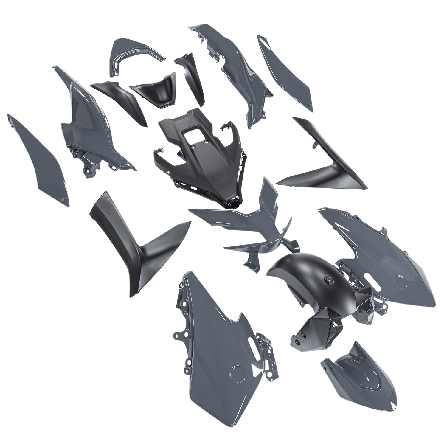 Amotopart 2023-2024 Yamaha T-MAX 560 Grey Fairing Kit