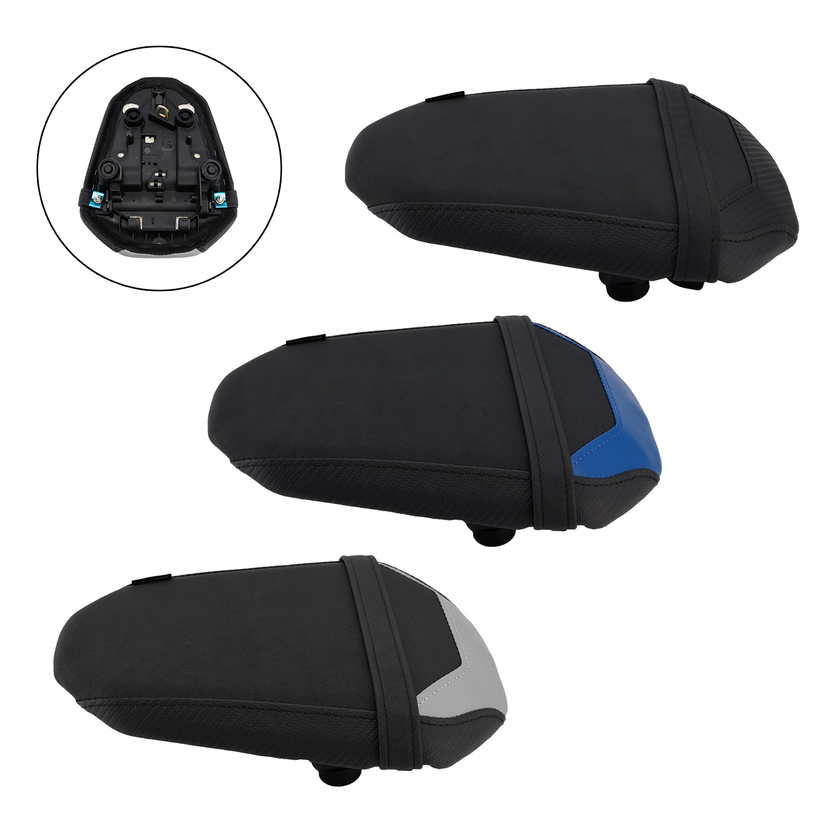 2025+ Yamaha Mt-07 Fz-07 Rear Passenger Seat Cushion Pillion Flat Black