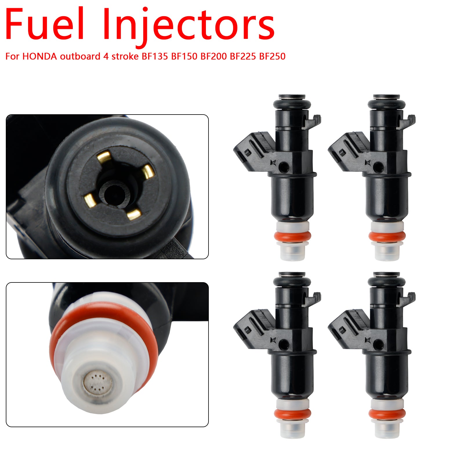 4 pezzi Honda 115hp 135hp 150hp BF200 BF225 BF250 Iniettori di carburante 16450-ZY6-003