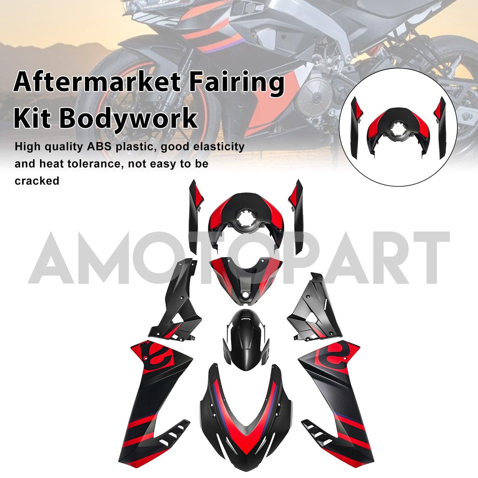 Amotopart 2024-2025 Aprilia RS457 Collection Fairing Kit