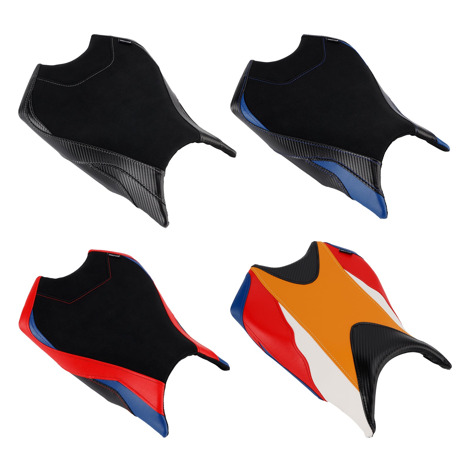 2017-2024 23 Honda Cbr250Rr Front Driver Raider Seat Pillion Saddle Multi BlueB