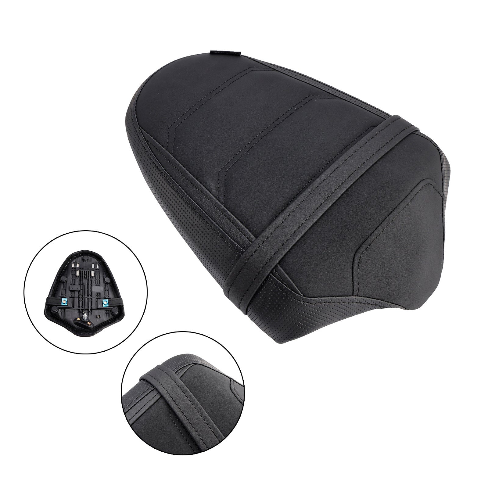 2024-2025 Triumph Daytona 660 Baksätet Passagerarkudde Flat Pu White Red