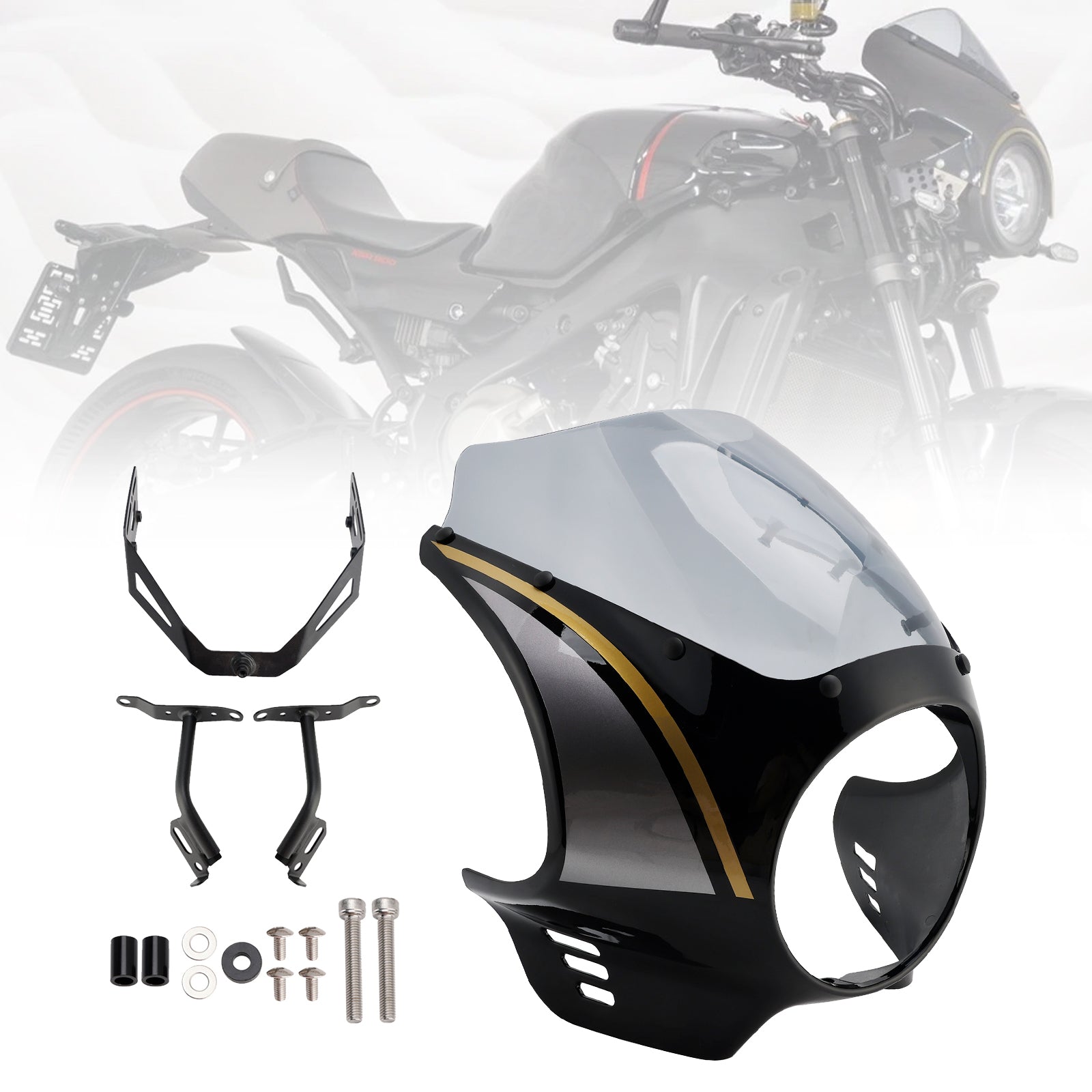 Yamaha XSR900 2022-2025 Headlight Fairing Windshield WindScreen