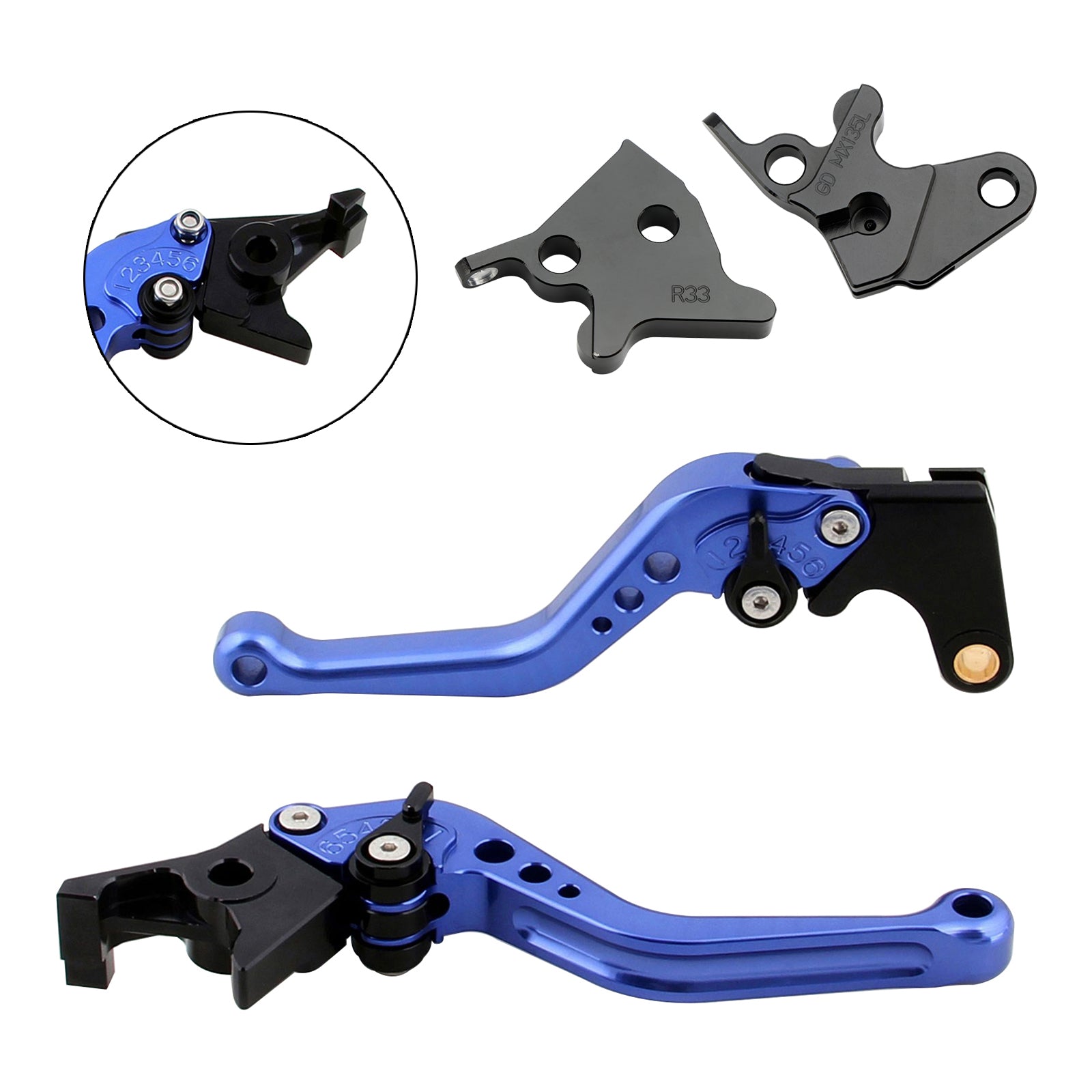 Yamaha YBR125 2005-2014 Nouveau levier de frein à embrayage court