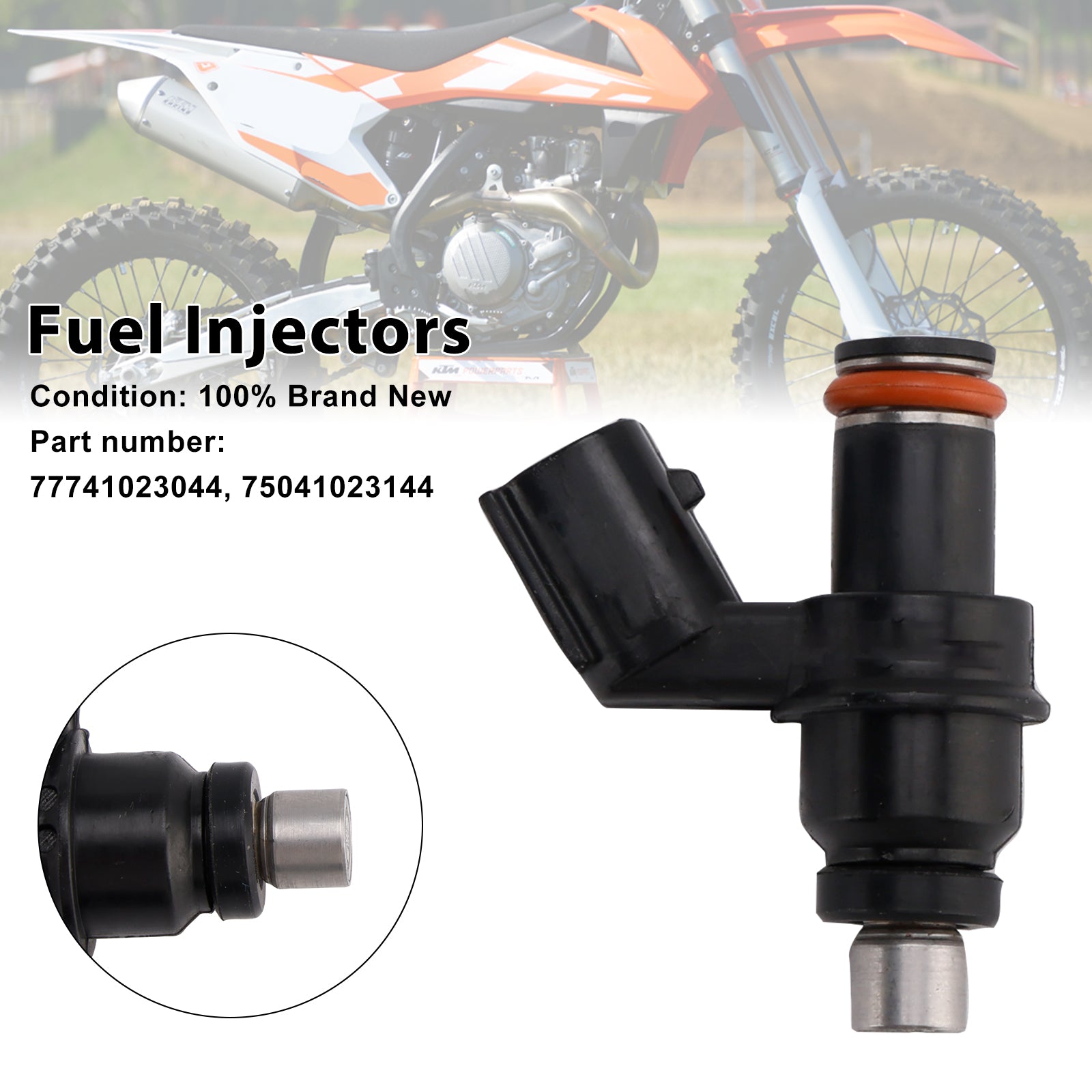 77741023044 Fuel Injectors 75041023144 Fits For 350 450 500 SXF XCF EXCF EXC