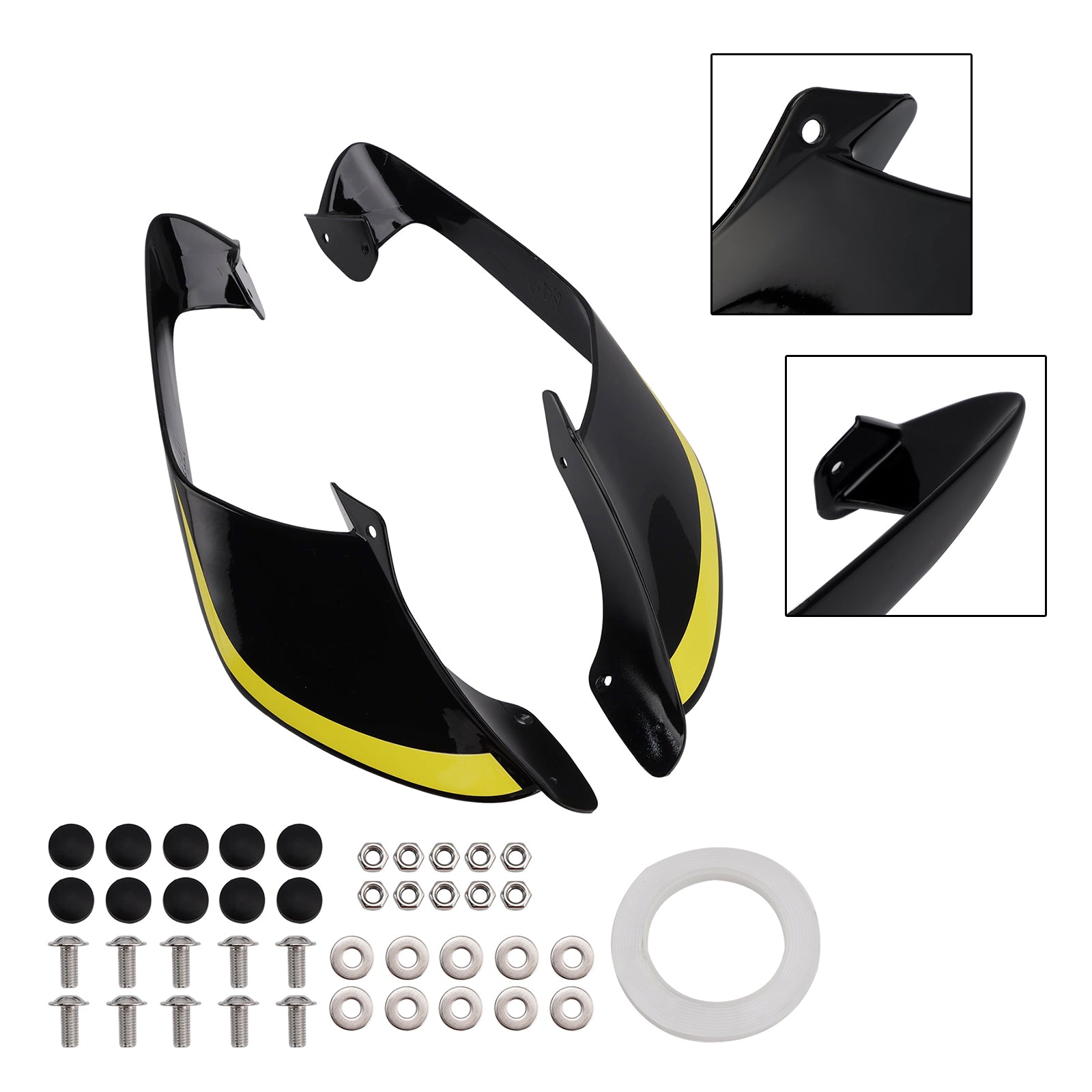 2021-2024 Yamaha YZF R1 R1M Voorzijde Winglets Vleugels Spoiler Kuip