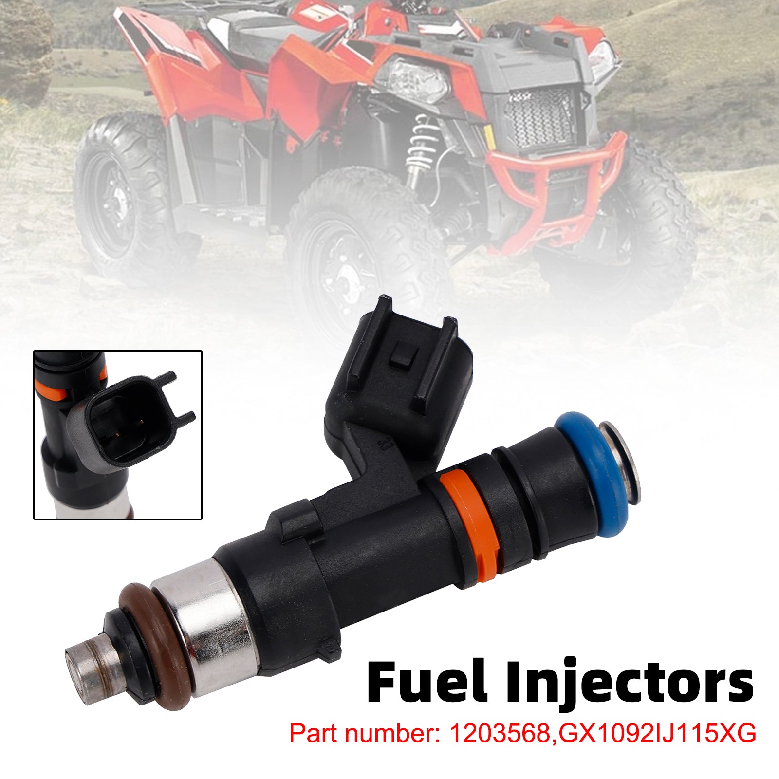 Polaris Sportsman Scrambler 850 1000 Inyectores de combustible 1203568