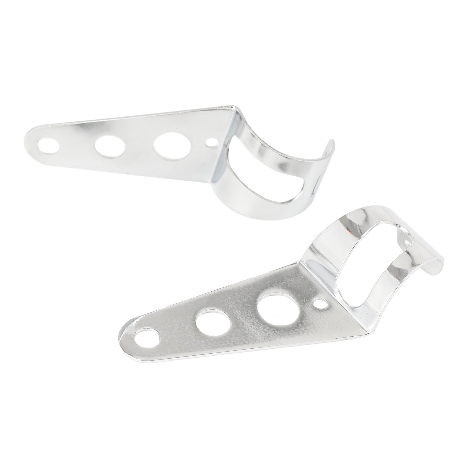 43mm-50mm Fork Motocicleta Adaptador do porta-farol de farol Chrome Monte Suporte