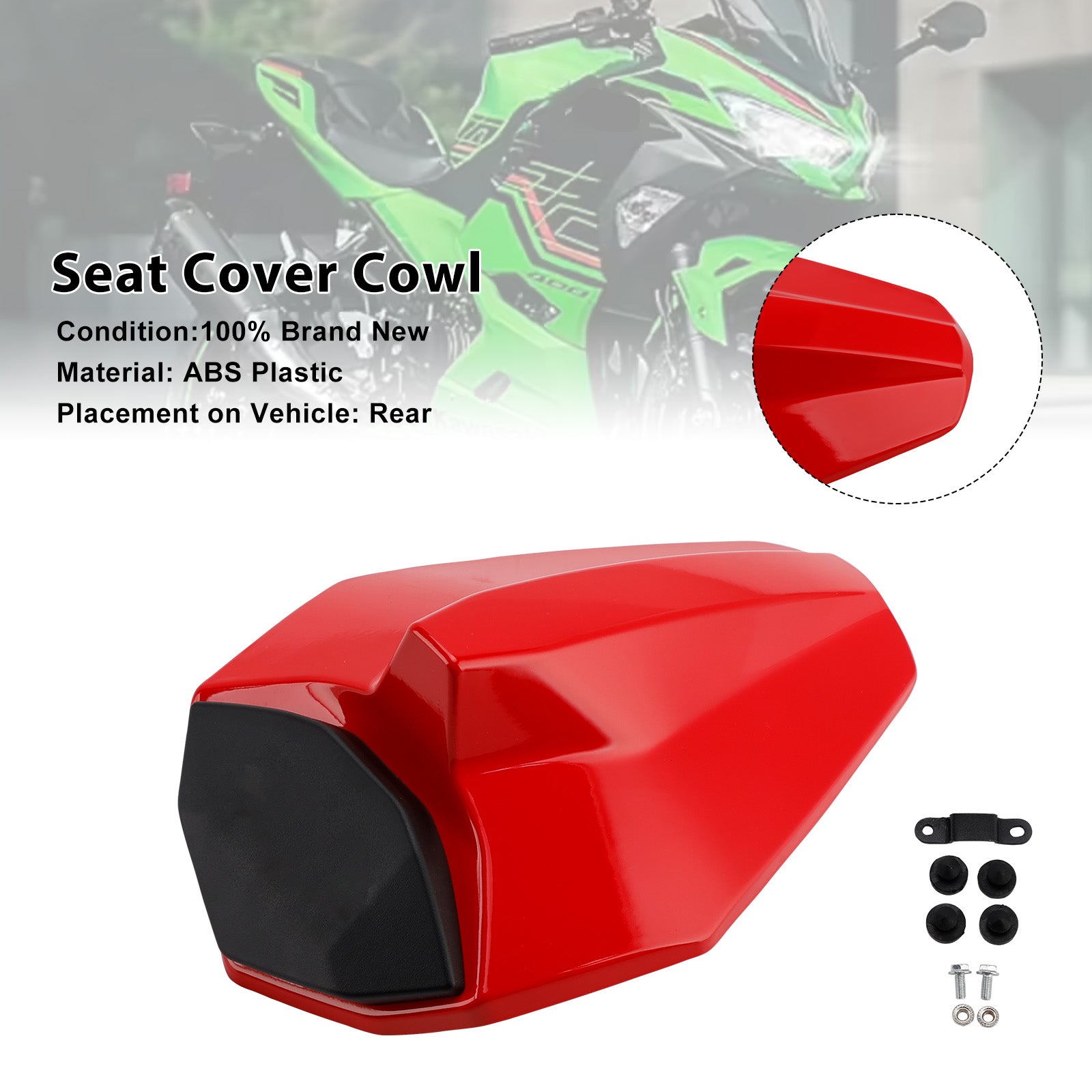 Kawasaki ZX25R ZX4R ZX4RR 20-25 Racing Tail Rear Seat Fairing Cowl