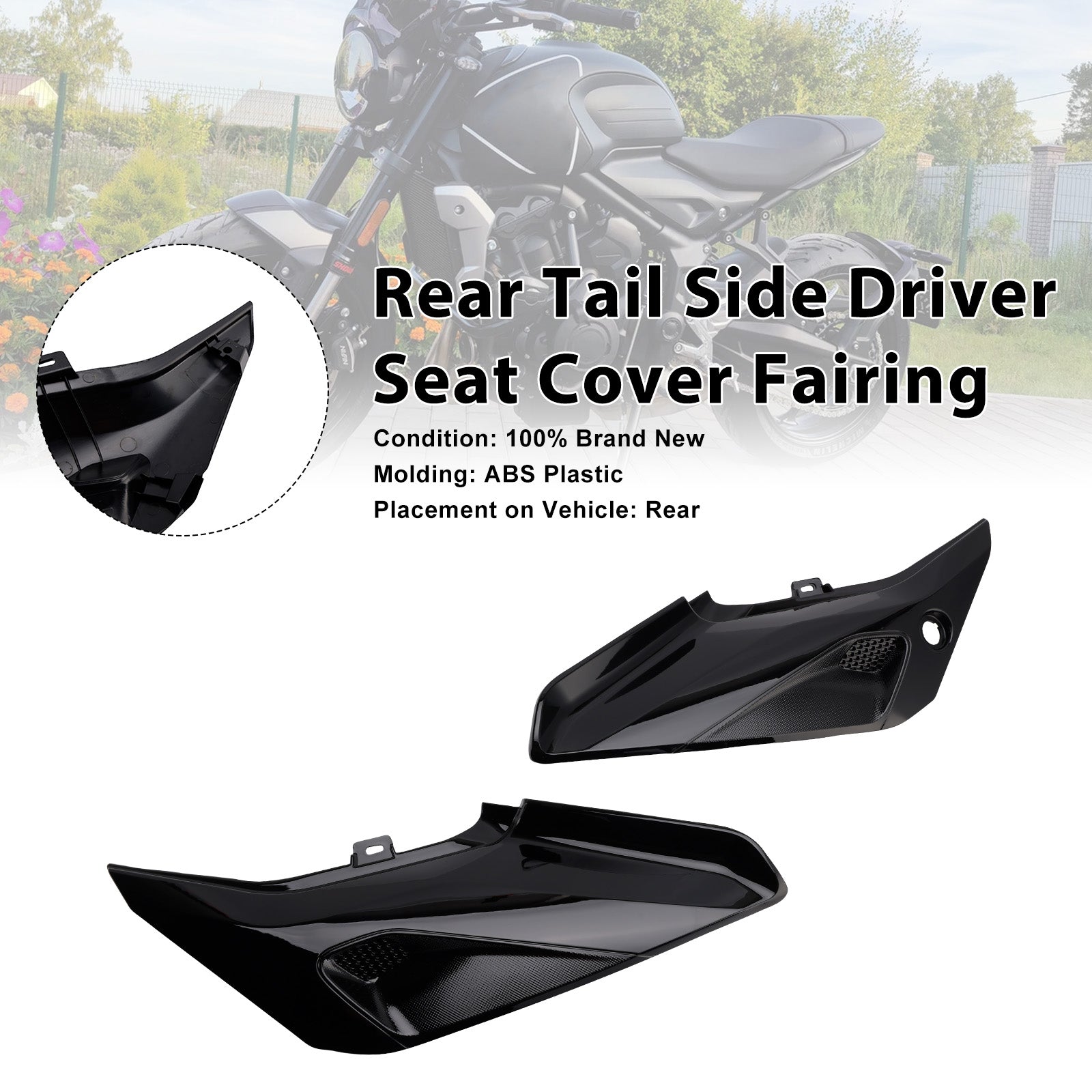 2022-2026 Trident 660 Side Seat Panel Fairing Cowl