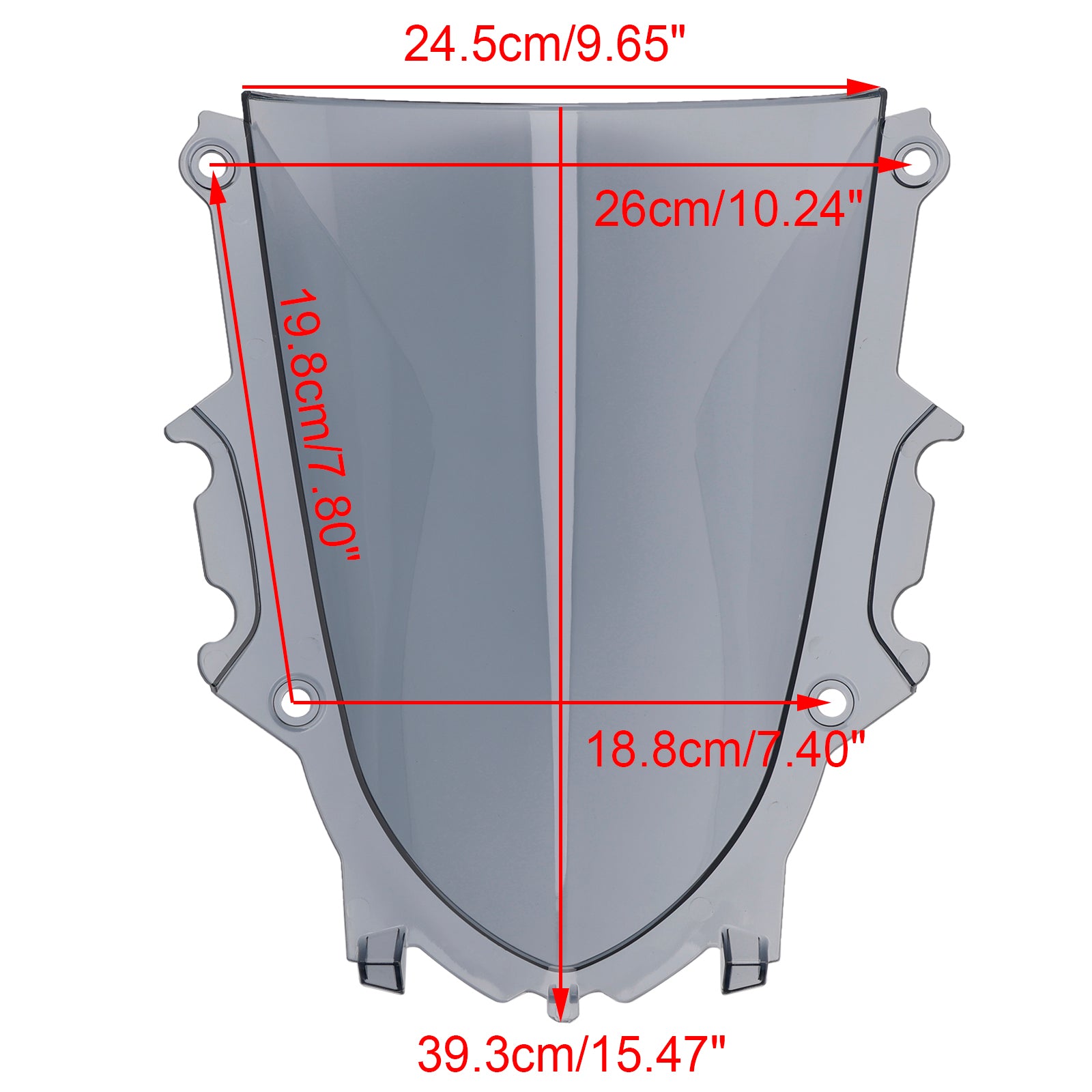 2019-2025 YAMAHA YZF-R3 YZF-R25 Windshield WindScreen