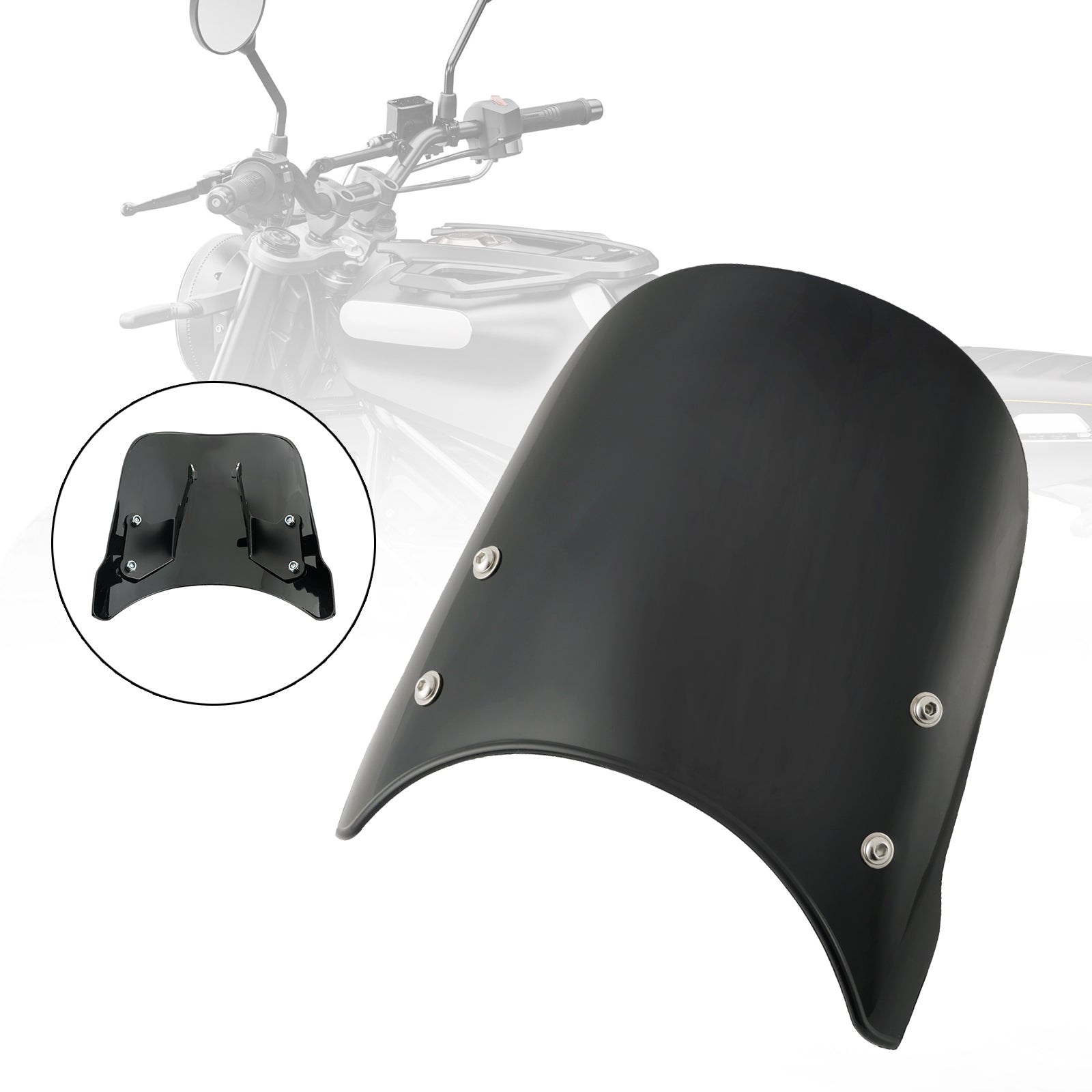 19-23 Husqvarna Vitpilen 401 Svartpilen 401 voorruit voorruiten