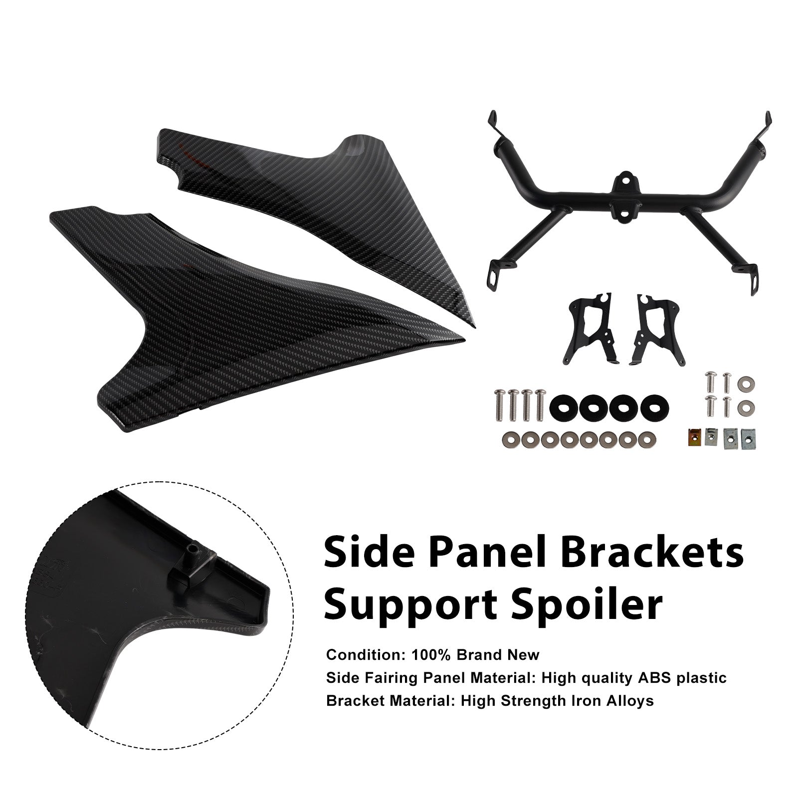 23-25 CVO 121 117 Road Glide FLTRXSESide Panel Brackets Support Spoiler