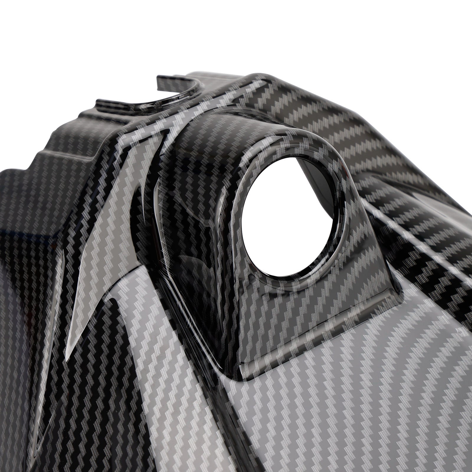 Carenado de llave de encendido de cubierta de tanque delantero de Carbono para Aprilia RS 660 2020-2022