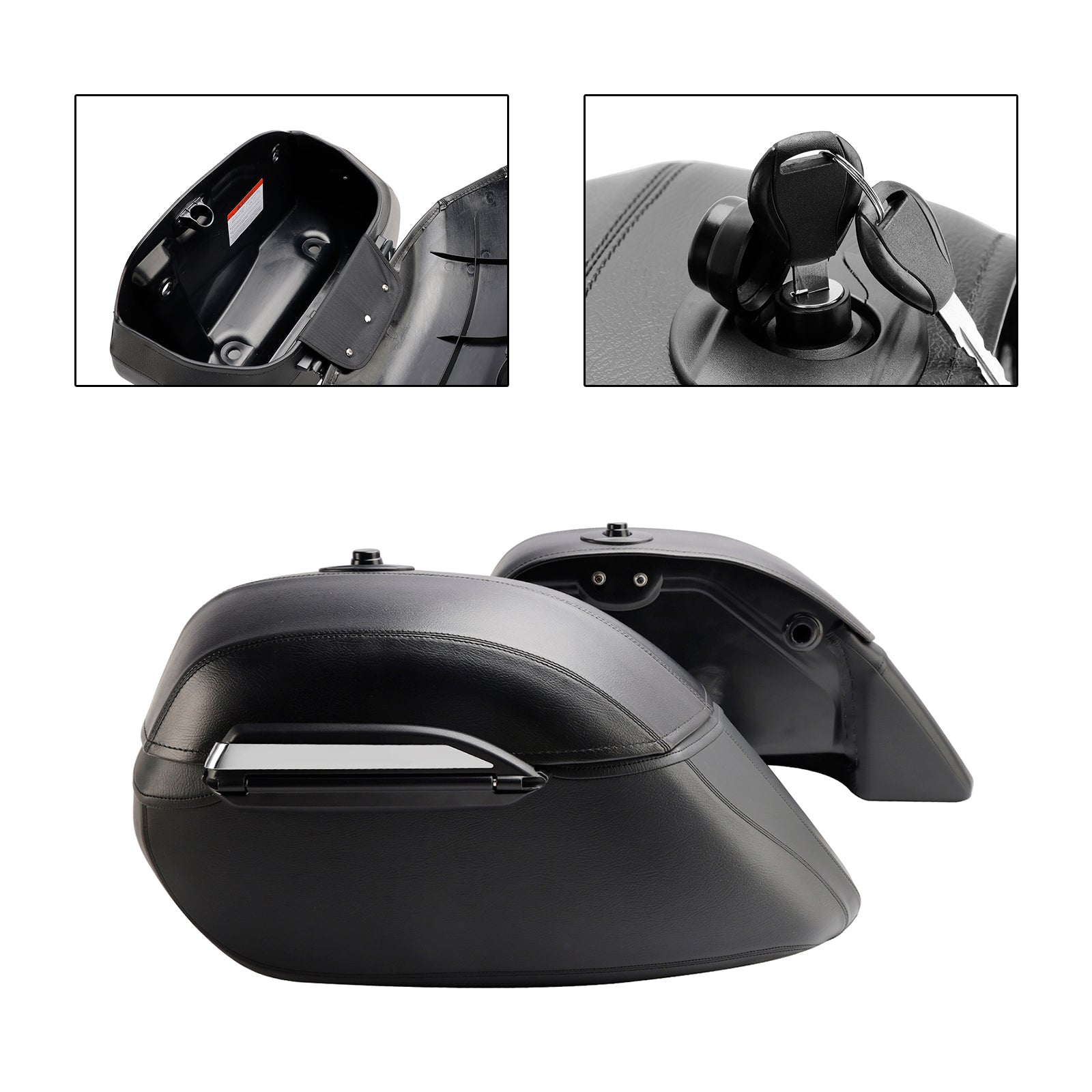 15-23 Kawasaki Vulcan S 650 Vn/En650 Side Saddlebag Luggage Pouch Black