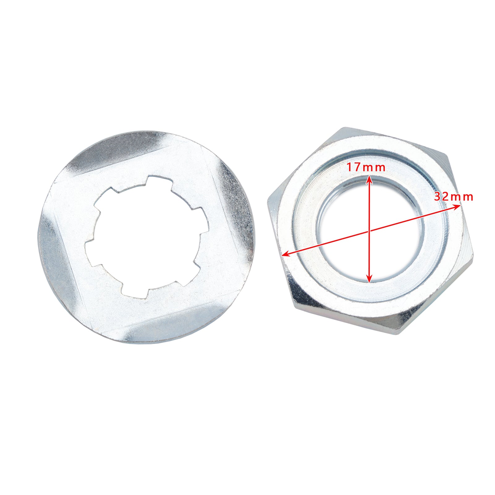 87-06 Yamaha Banshee 350 YFZ350 Chain Front Sprocket Nut Lock Washer Tab