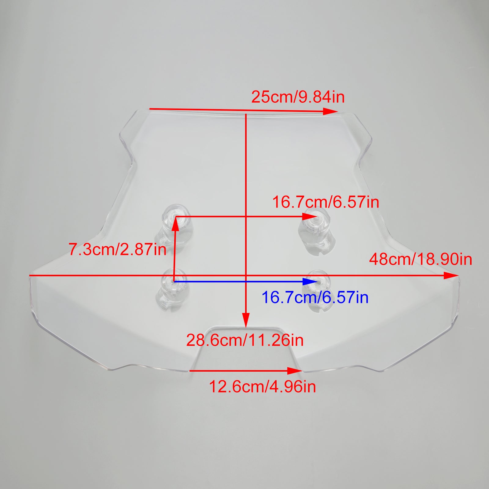 23-24 Suzuki V-STROM 800/DE/DE ADV/Touring Parabrisas Parabrisas