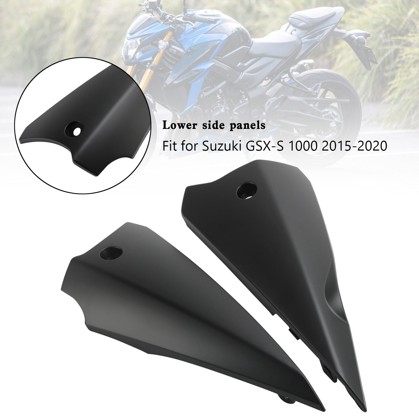 Panneaux de pan de ventre supérieur cavening de côté inférieur pour Suzuki GSX-S 1000 2015-2020
