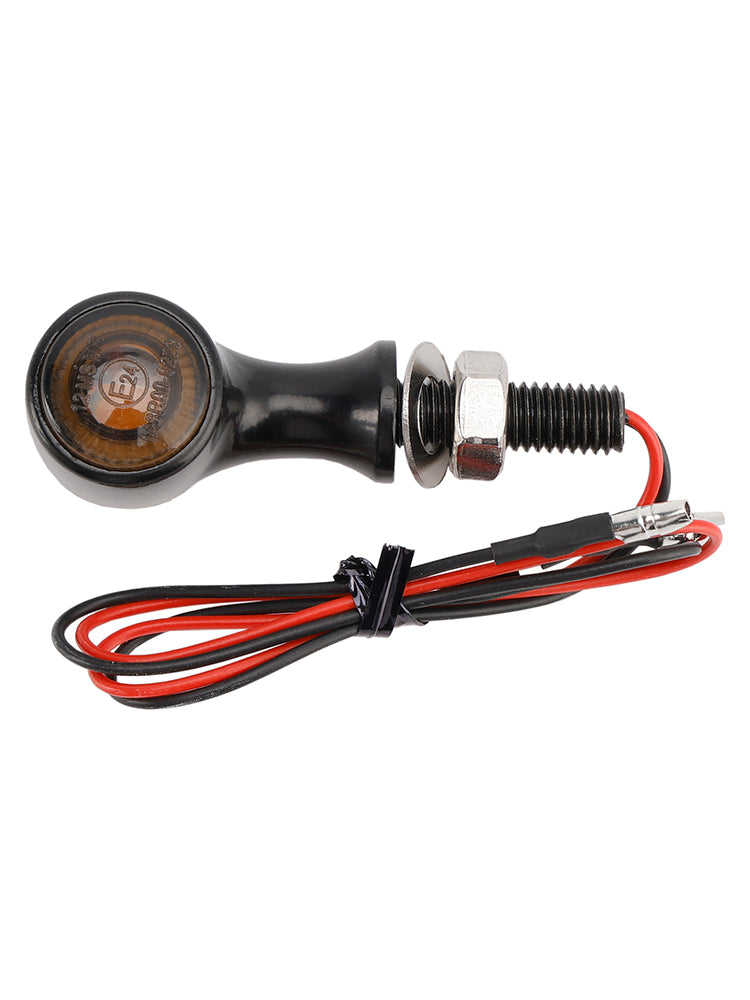 Universal Motorcycle 12V LED Turn Signal Indicator Light 8mm
