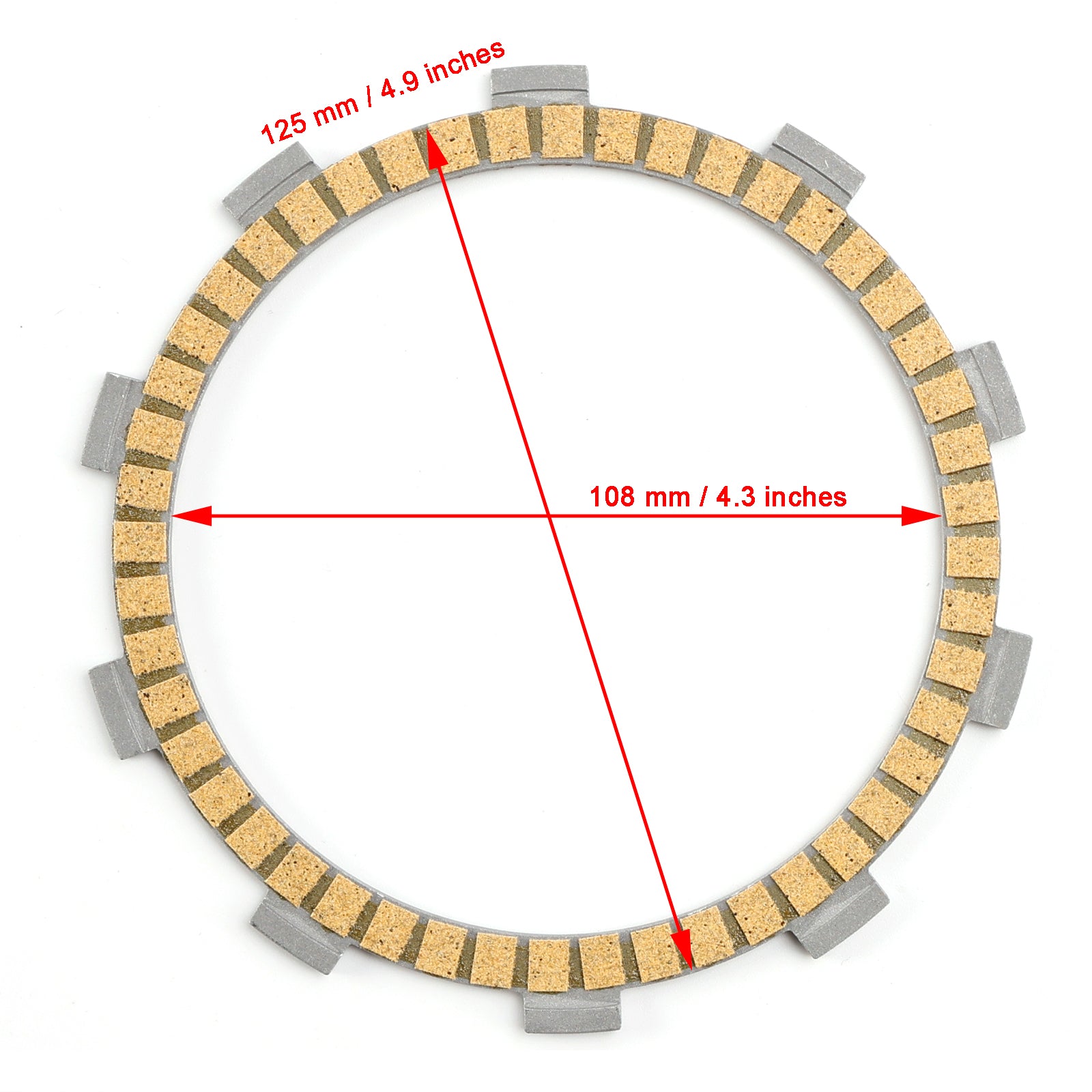 2023-2024 Husqvarna Norden 901 Expedition Clutch Friction Plate Kit
