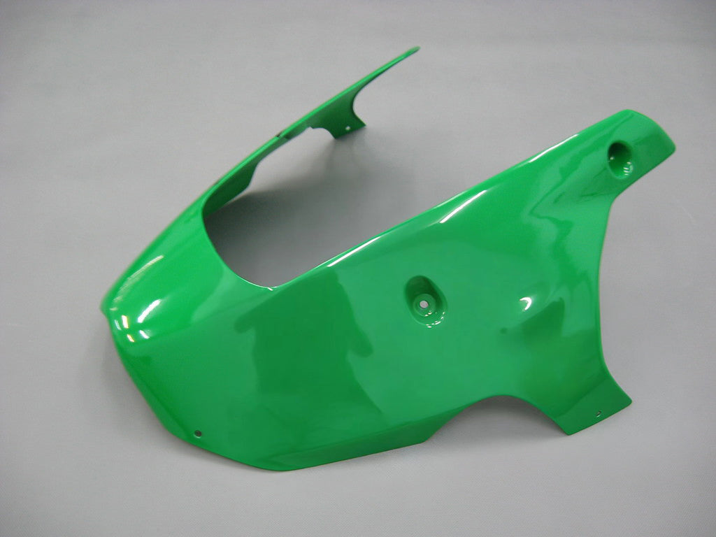 Amotopart 2000-2001 Kawasaki ZX9R Green Black Fairing Kit