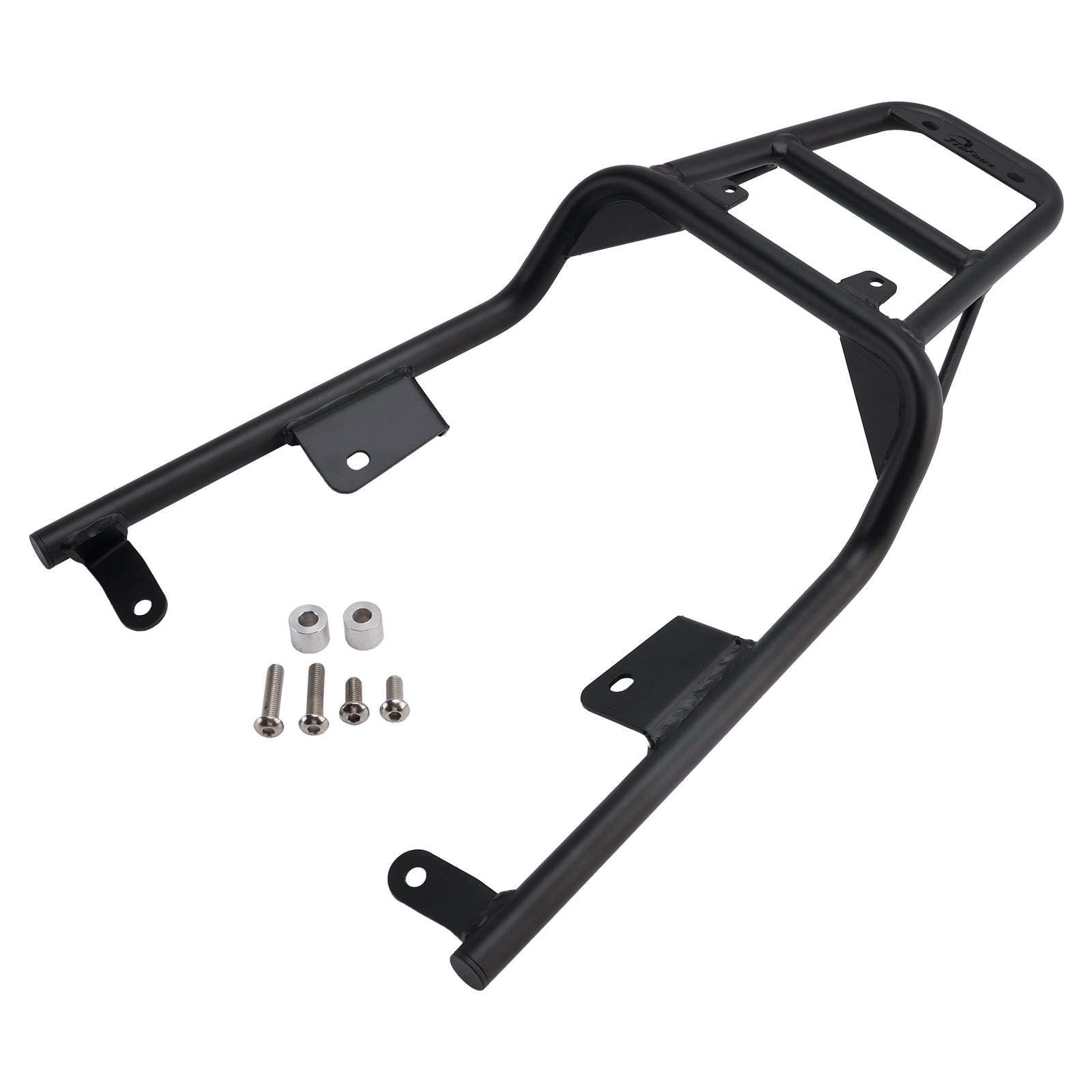 Kawasaki 2025-2026 W230 Bagageiro traseiro Meguro S1 tipo tubo, preto