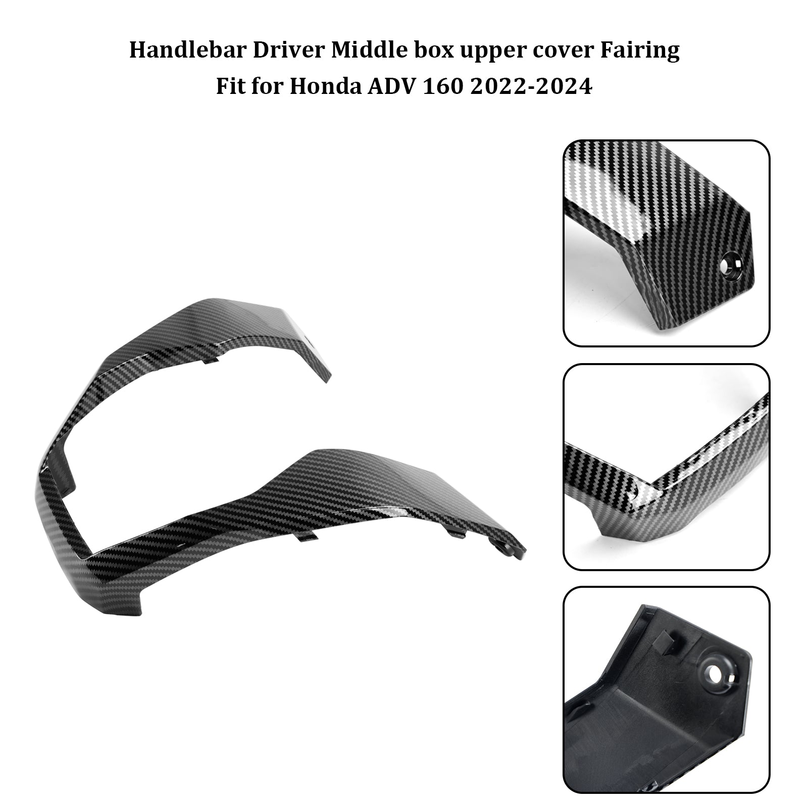 23-24 Honda Adv 160 Lenker Fahrer Mittelkasten Untere Abdeckung Verkleidung