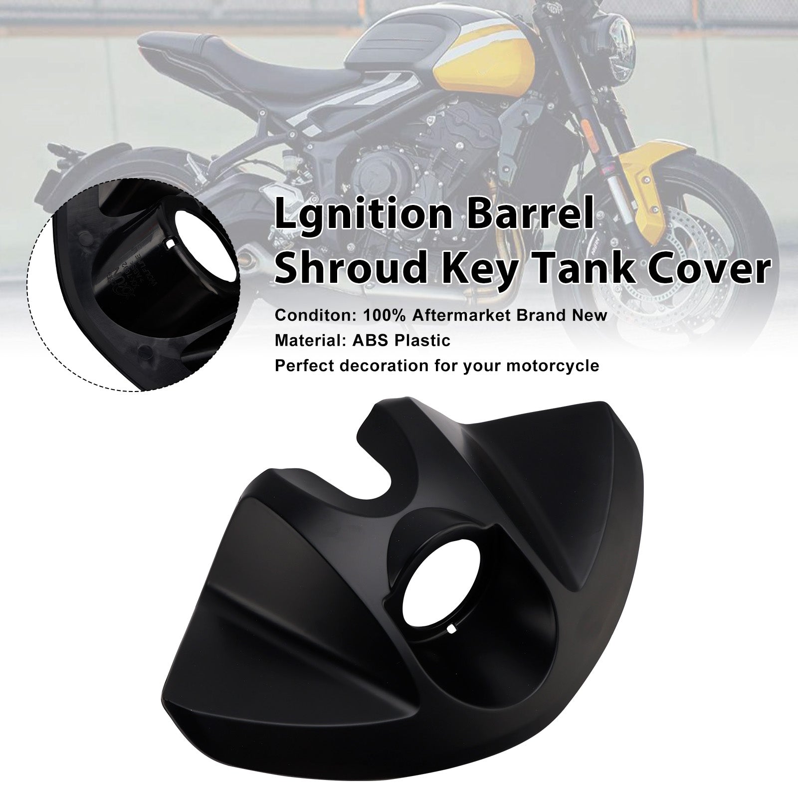 Trident 660 2022-2025 Lgnition Barrel Shroud Key Tank Cover