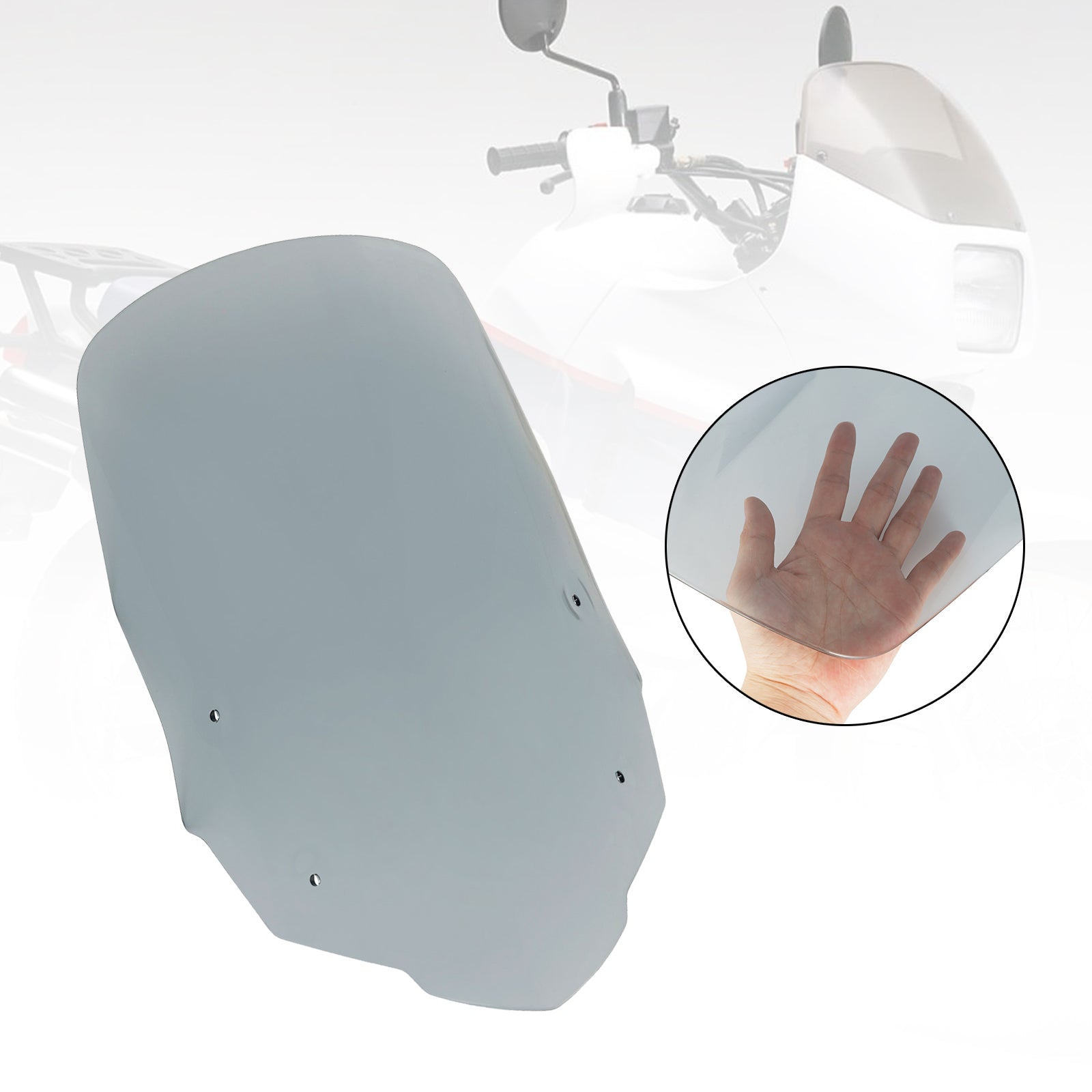 2023- Honda XL750 Transalp ABS Motorcykel vindrutan vindruta