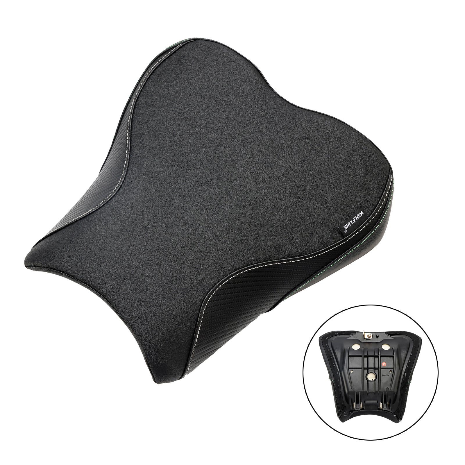 Kawasaki Ninja Zx-4R Rr 2023 Front Raider Seat Driver Cushion Pu Black