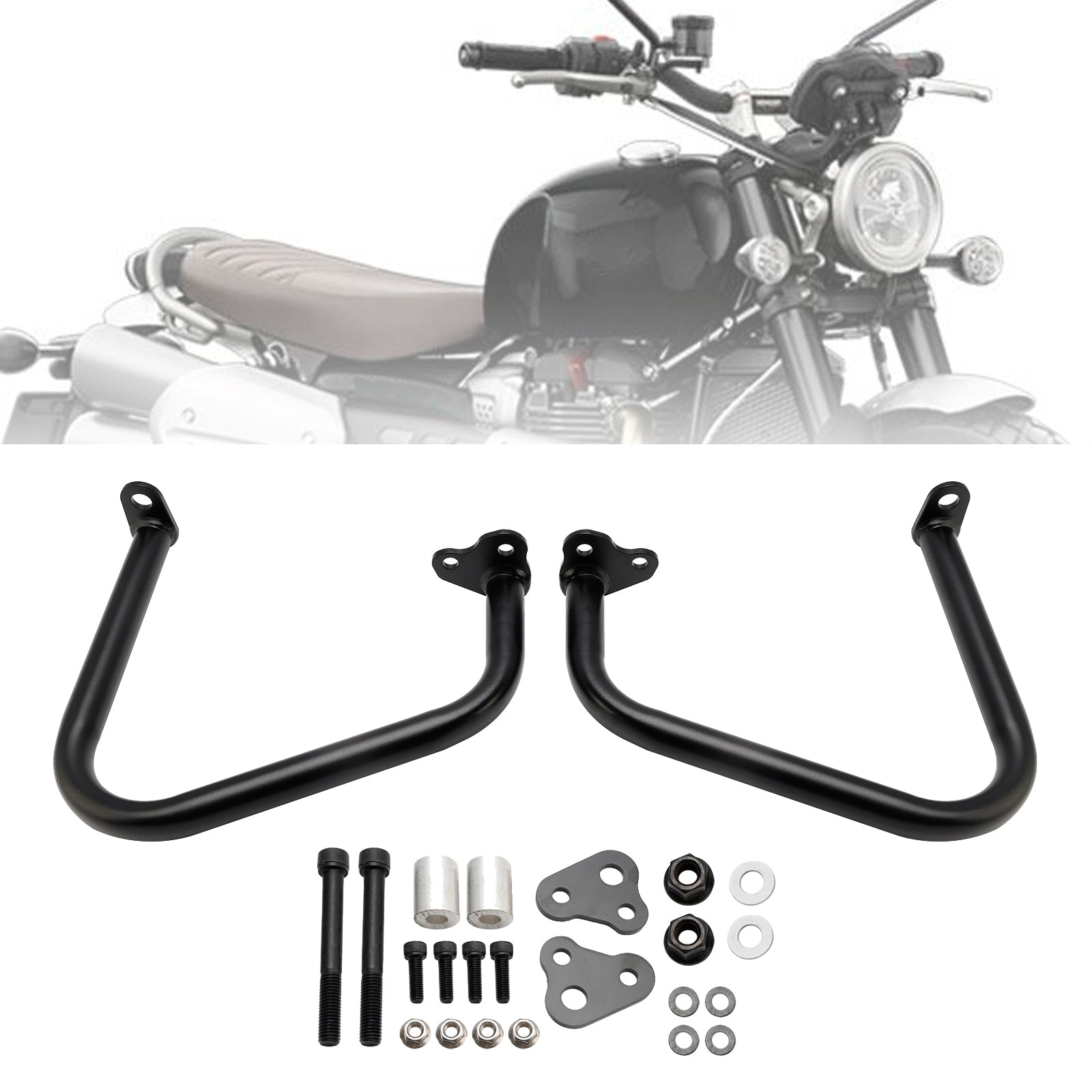 21-24 Scrambler 1200 Xc Xe Engine Guard Crash Bar Frame Protector Bumper