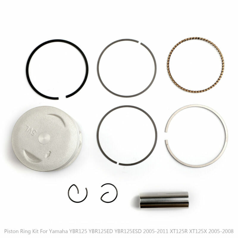 Piston +0.25mm UK Kit Yamaha YBR125 Size Bore 125 Ring YBR 54.25mm