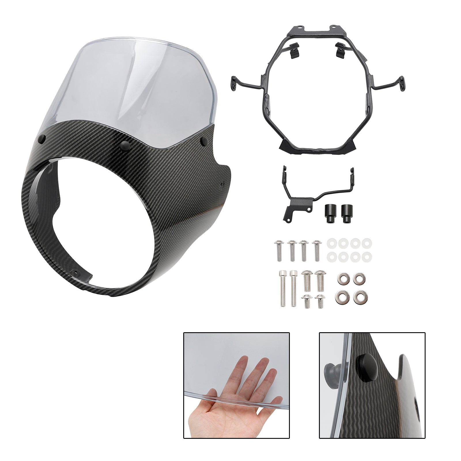 2023-2024 Honda GB350 GB350S vindrutan vindruta strålkastare