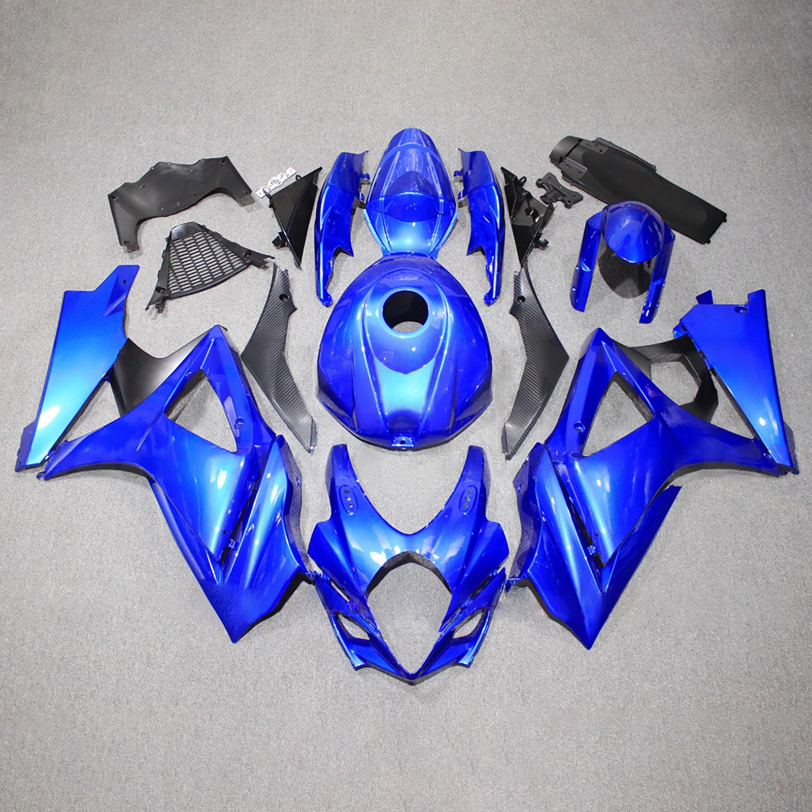 Amotopart 2007-2008 Suzuki GSXR1000 Blue Fairing Kit