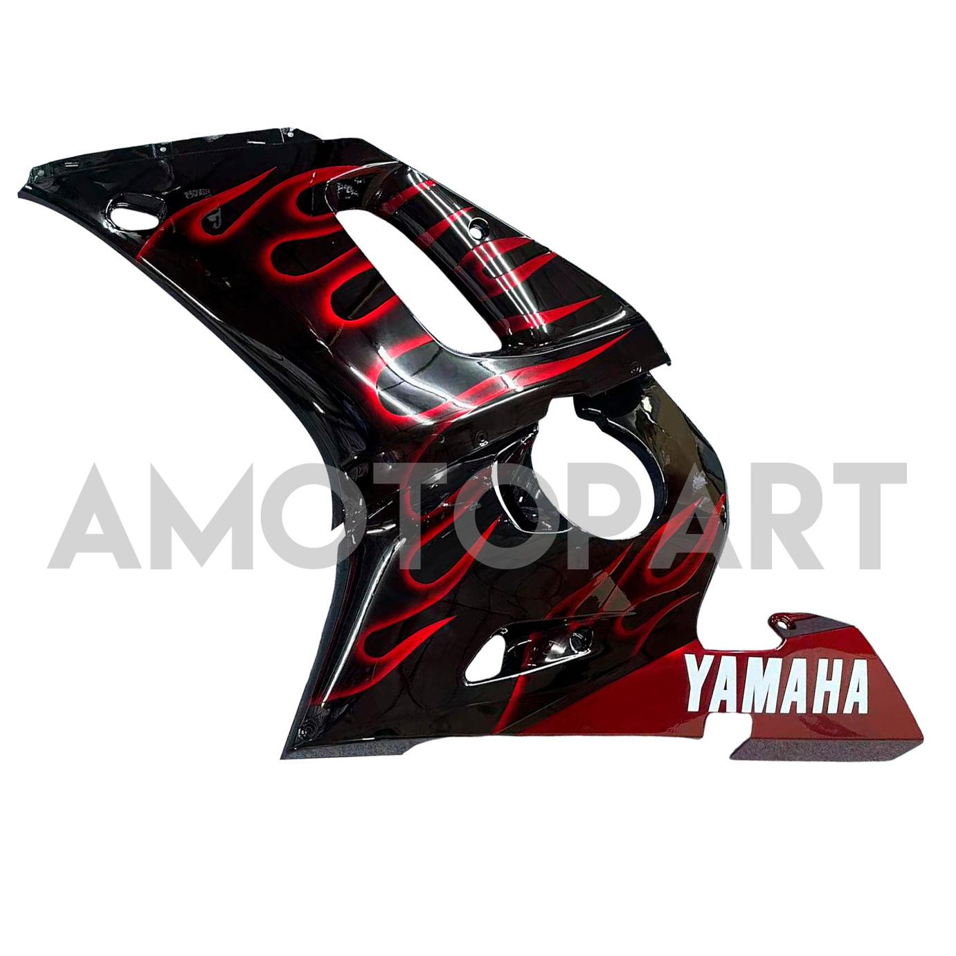 Amotopart 1998-2002 Yamaha YZF 600 R6 Black Red Fairing Kit