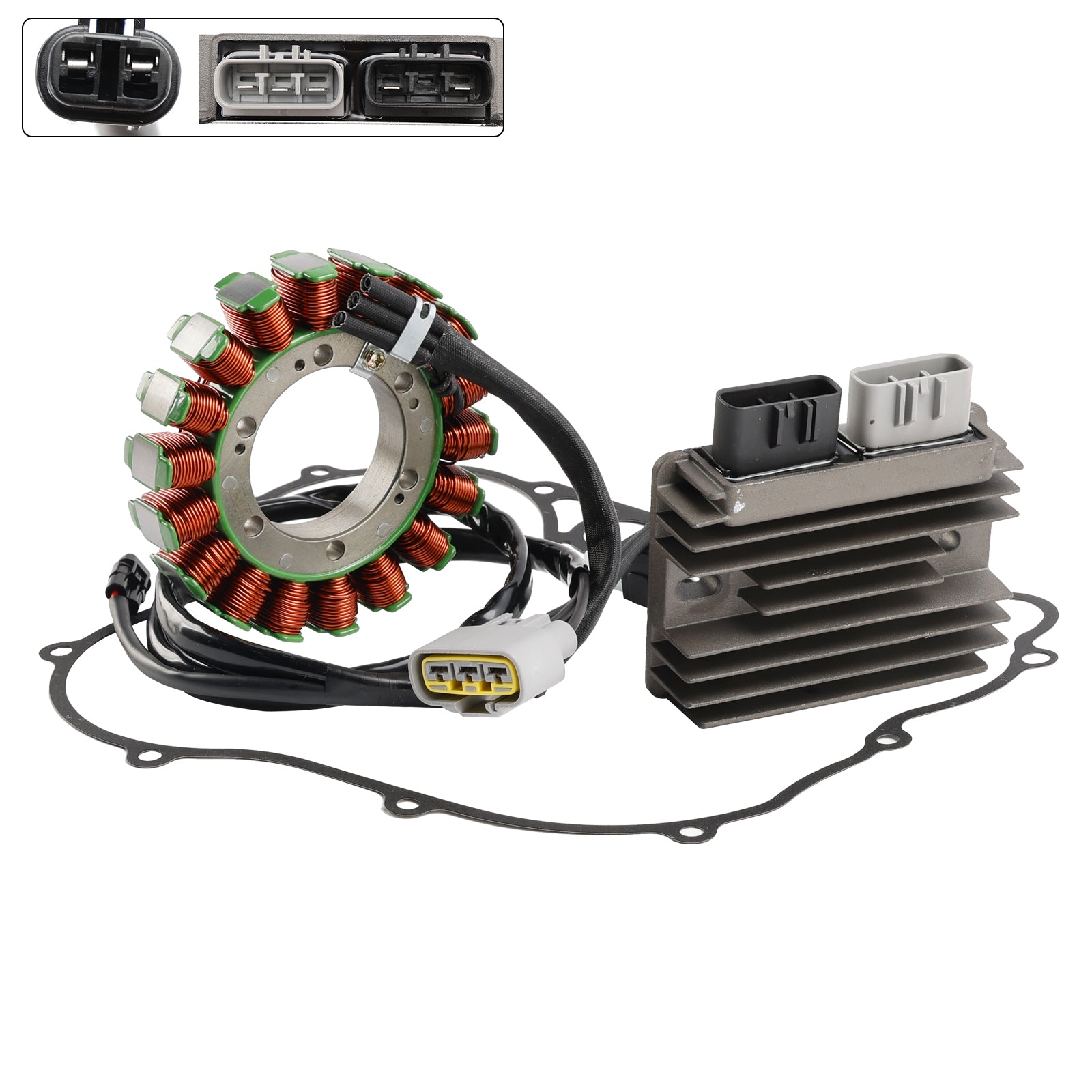 21-24 Aprilia Tuono 660 R660 Stator Generator Regulator Rectifier Gasket