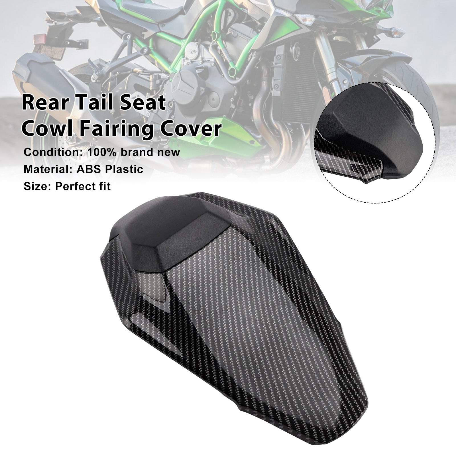Kawasaki Z900 Z900SE 2025-2026 Couvercle de carénage de capot de siège arrière