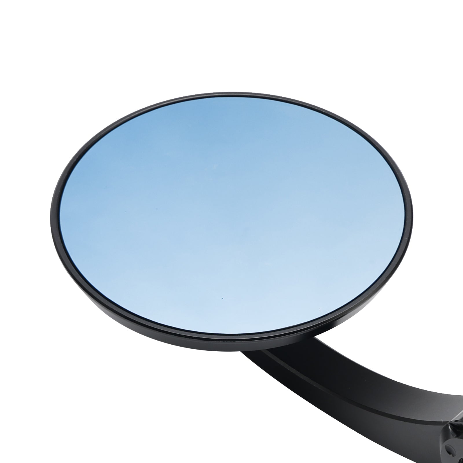 Paire de motos Round 7/8" Rétroviseurs latéraux CNC pour embouts de guidon Bobber Cafe Racer