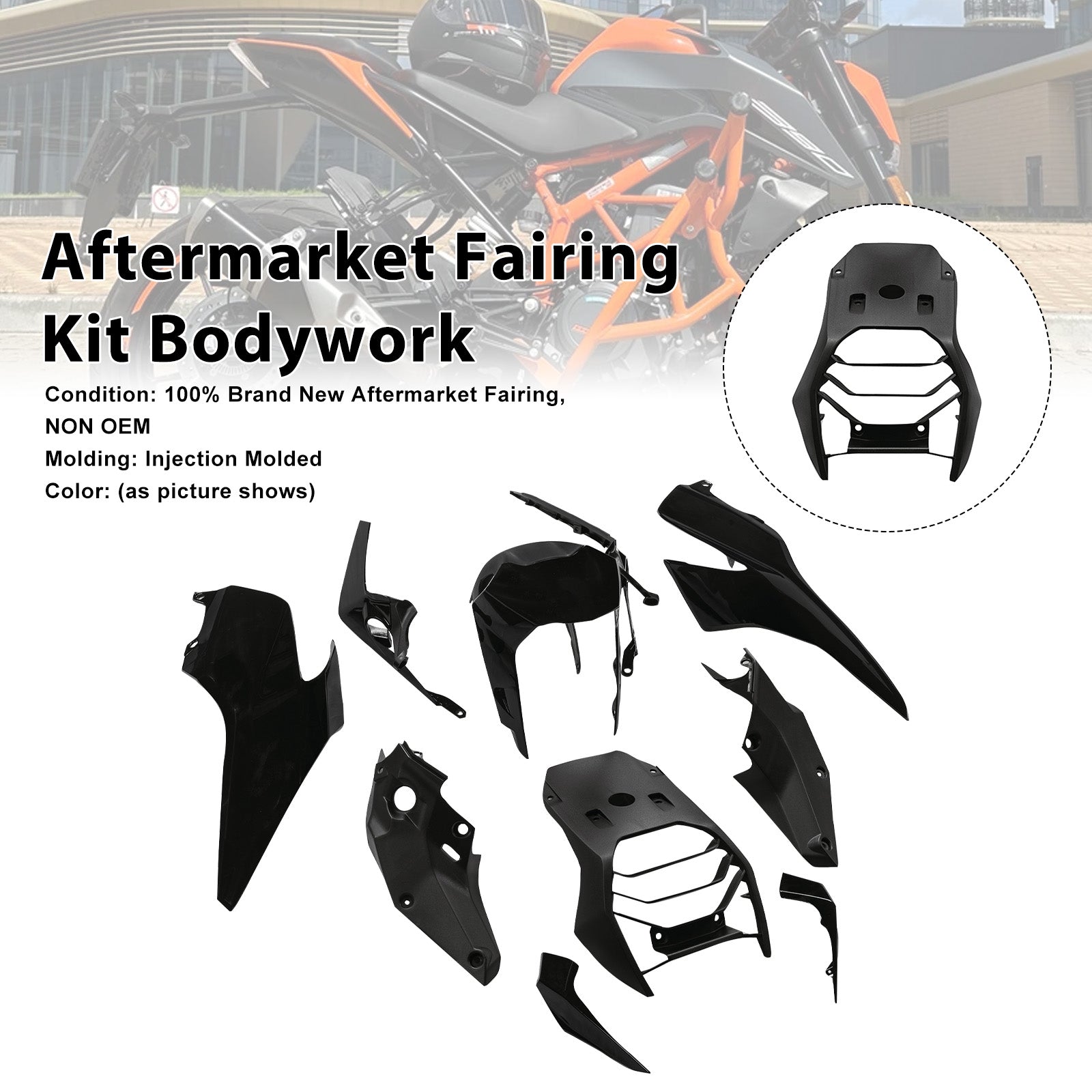 Amotopart 2017-2023 Duke 390 Fairing Kit