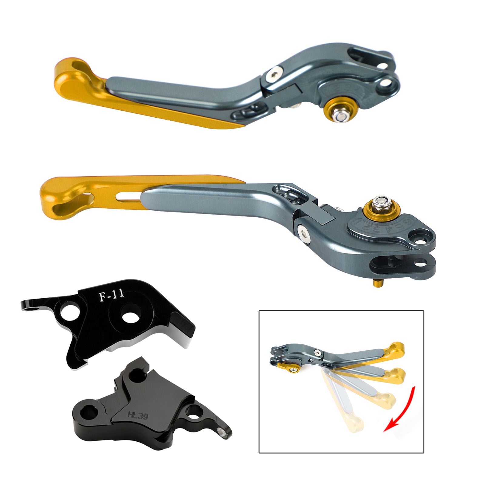 2021-2024 CFMOTO 700CL-X Sport Adjustable Clutch Brake Lever