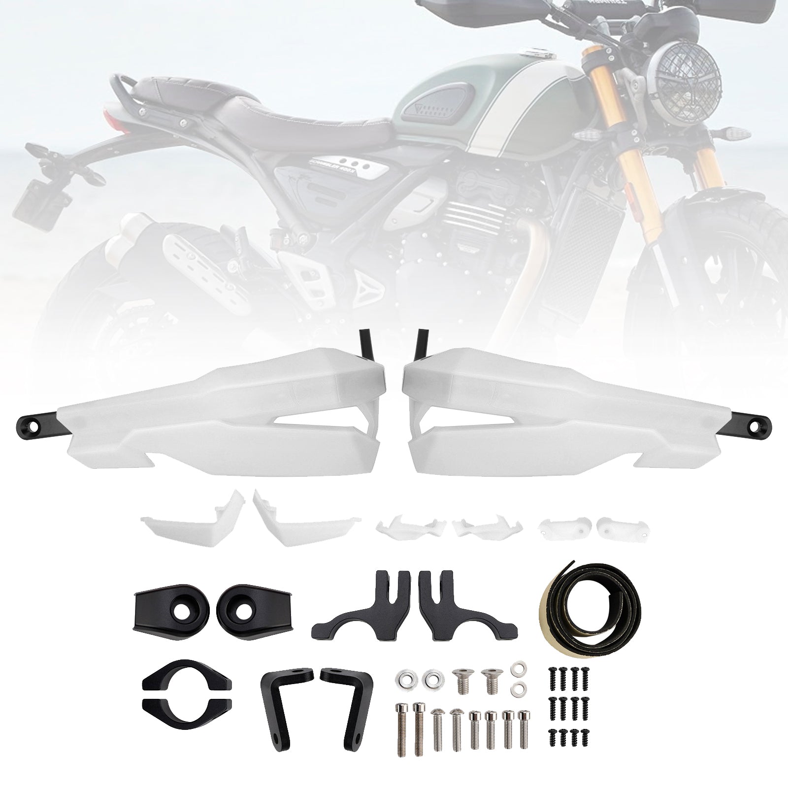 2024-2025 SCRAMBLER 400 X Handguard Protector