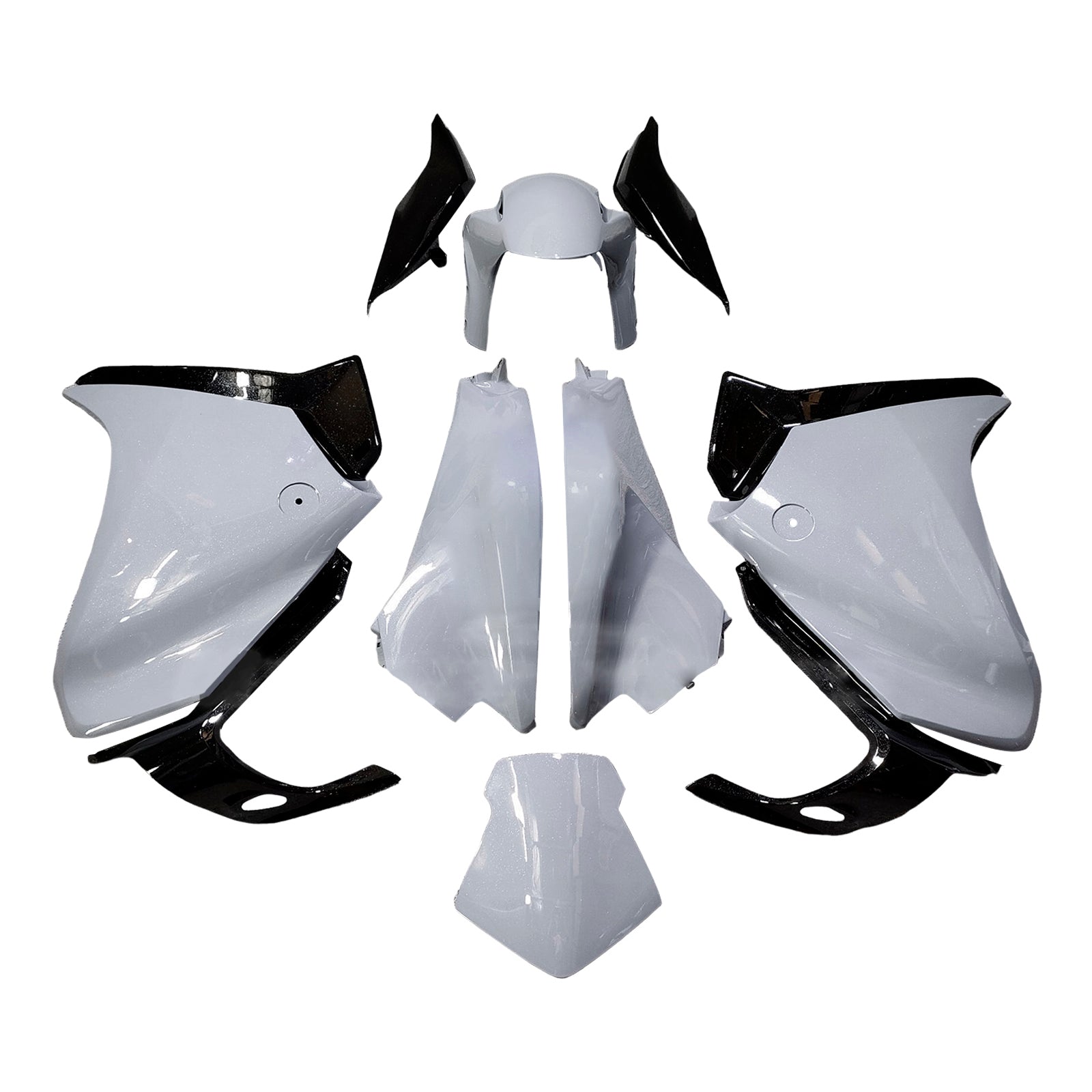 Amotopart 2010-2013 Honda VFR1200 Grey Fairing Kit