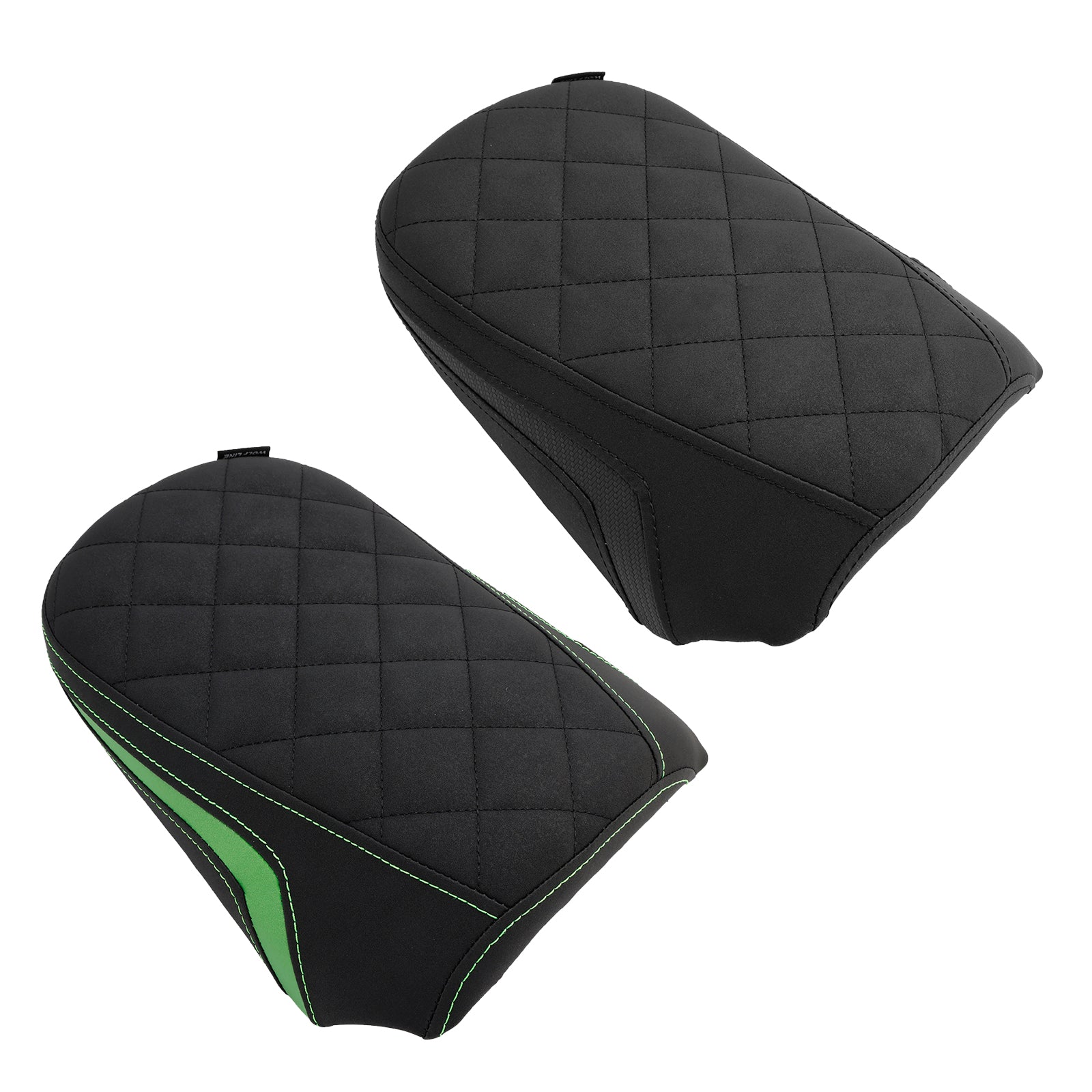 Kawasaki Vulcan S EN VN 650 15-23 Baksätet Passagerarkudde platt grön svart