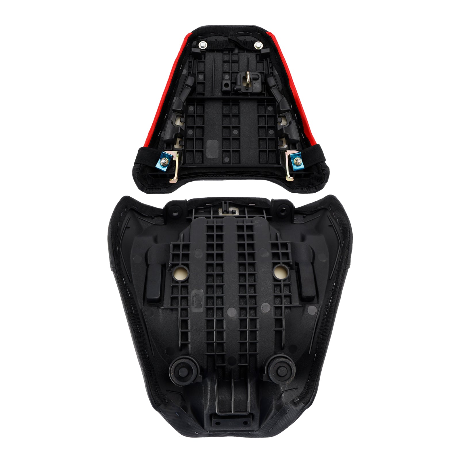 24-25 Honda Cb650R Cbr650R Front&Rear Raider Passenger Cushion Kit Red1