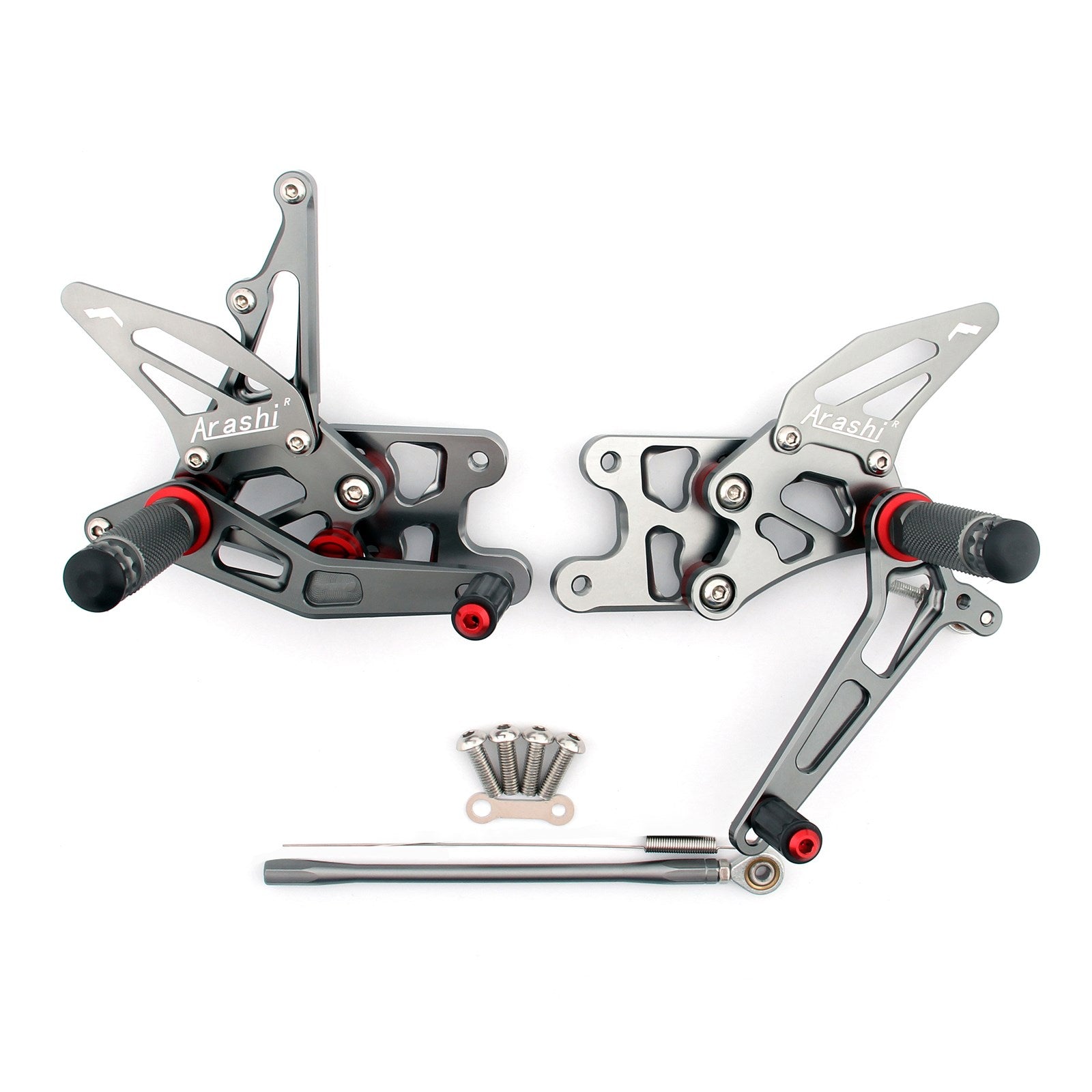 07-08 Suzuki GSXR1000 GSX-R 1000 CNC Aluminum Rearsets Footpegs