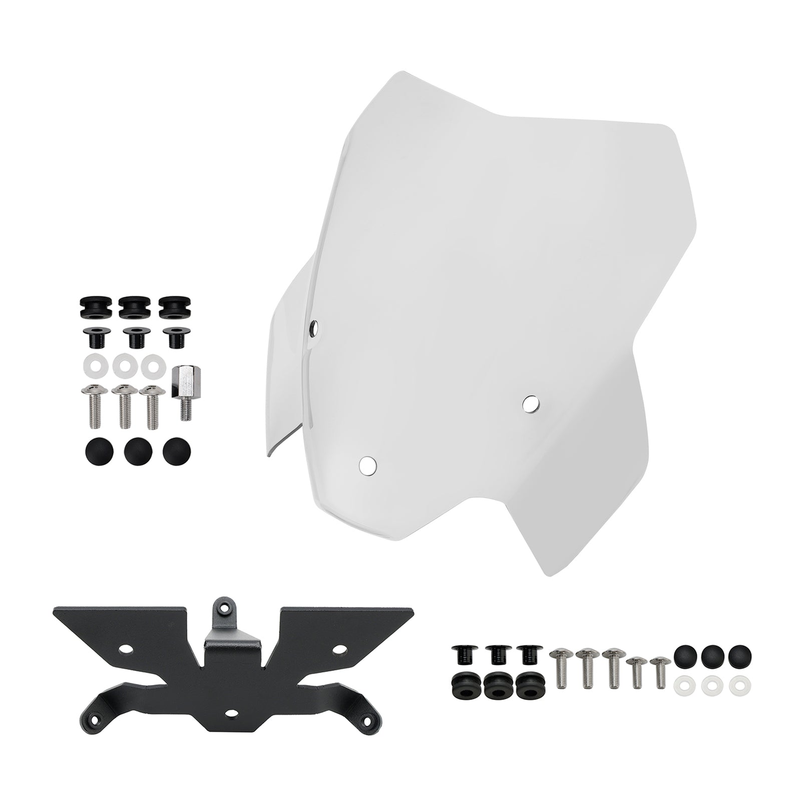 21-22 BMW S1000R Scheinwerfer-Windschutzscheibenabdeckung Windschutzscheiben-Windschutzscheibe