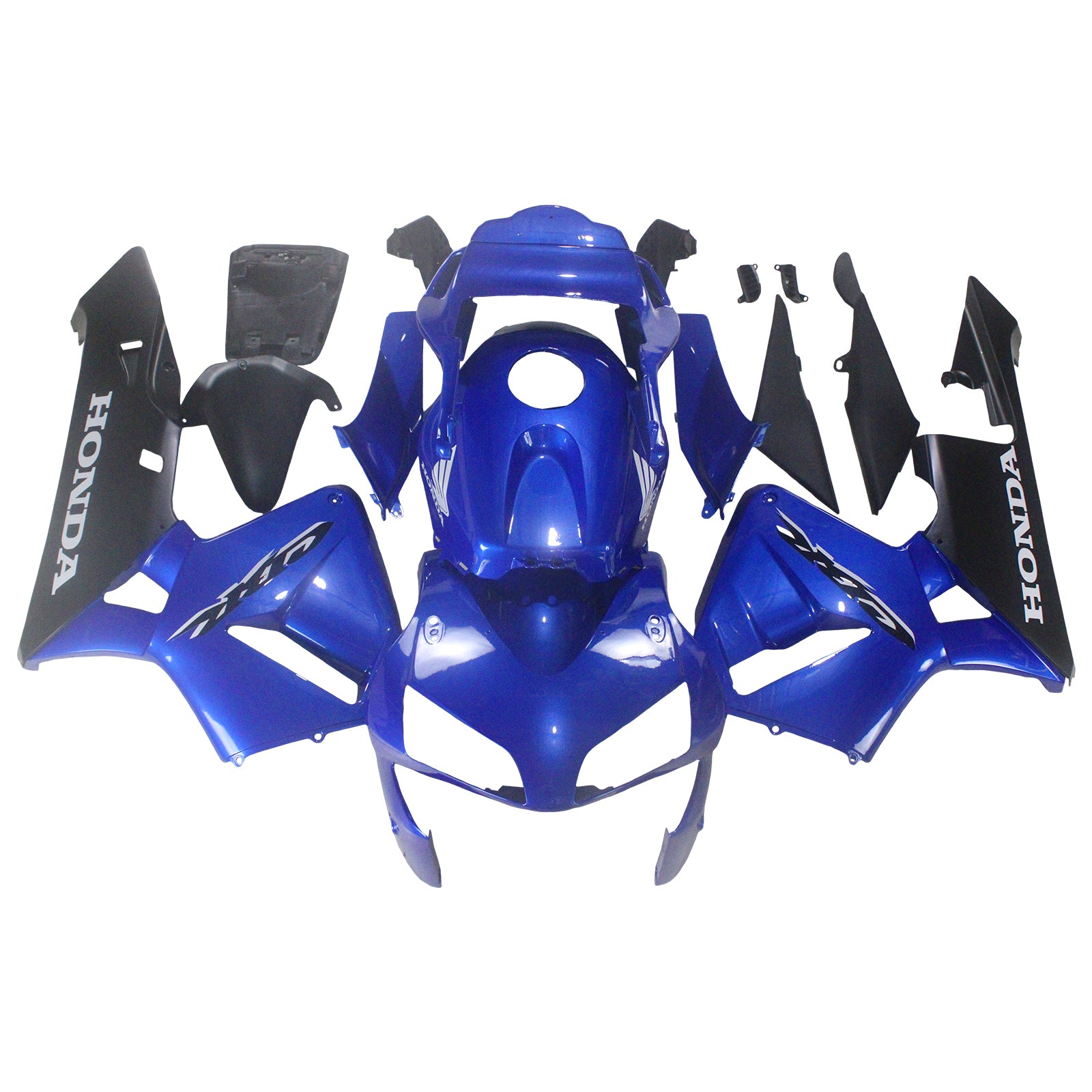 Amotopart 2003-2004 Honda CBR600RR Blue Black Fairing Kit