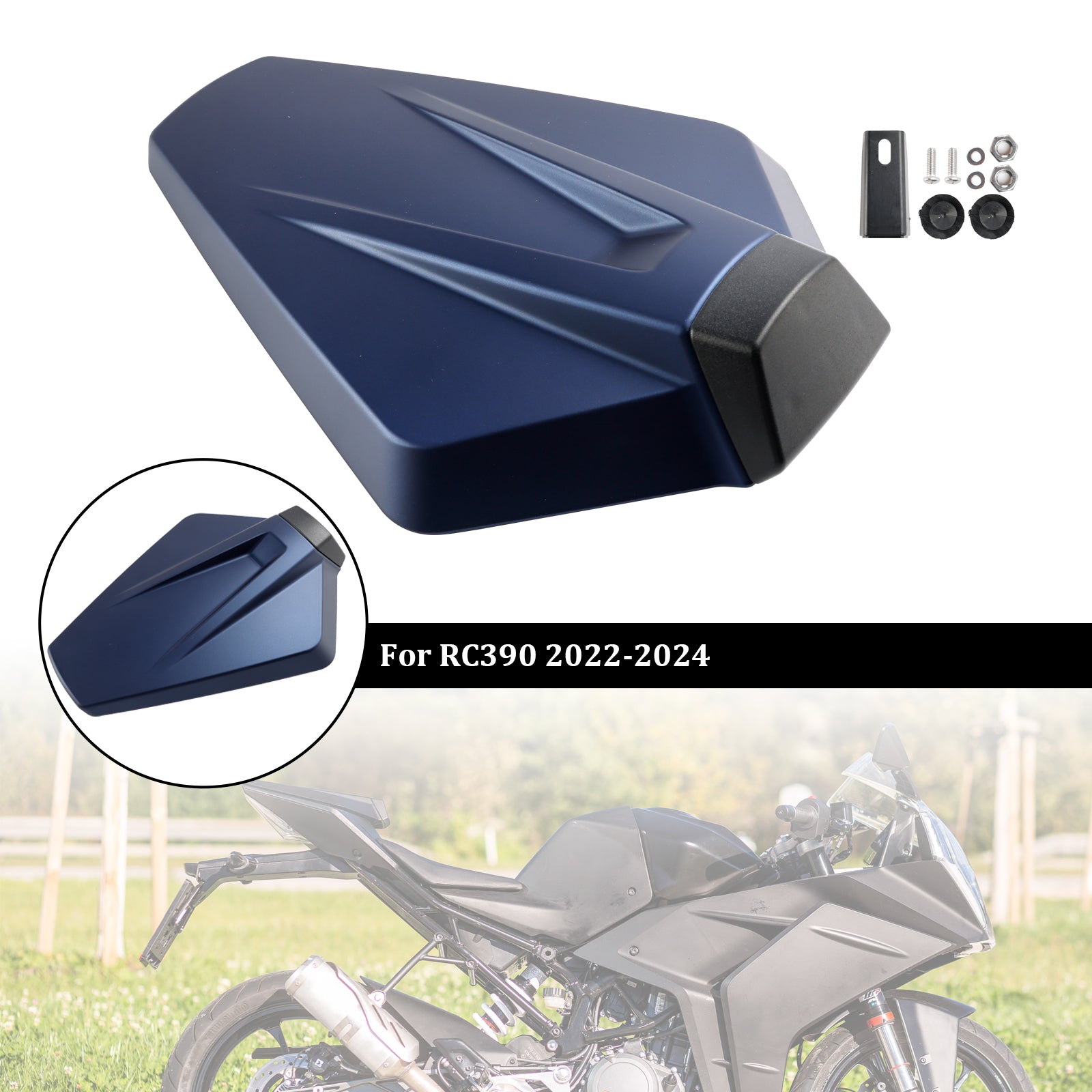 22-24 ktm RC390 staart achterstoelbedekking kuip cowl