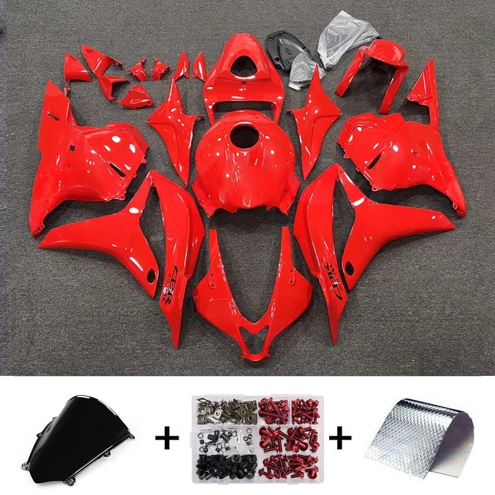 Amotopart 2009-2012 Honda CBR600RR Orange Fairing Kit